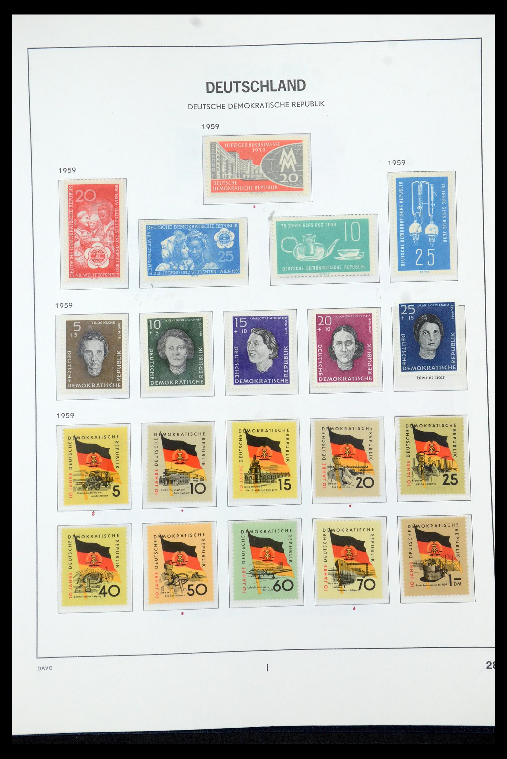 35534 034 - Stamp Collection 35534 GDR 1949-1990.
