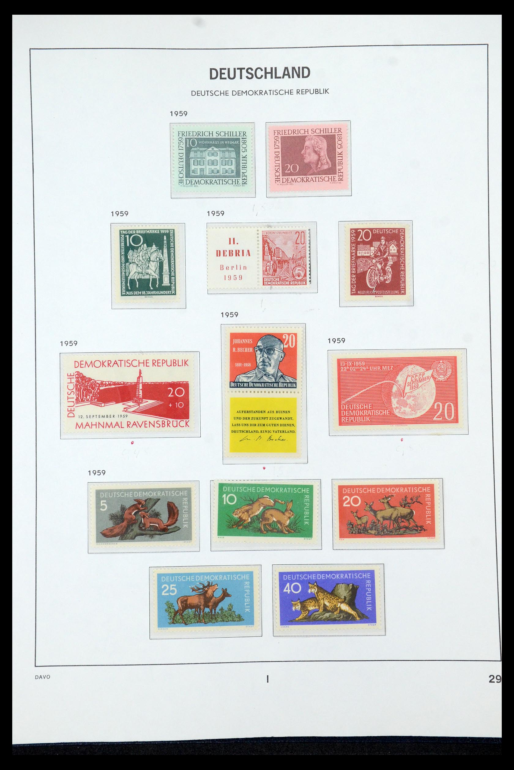 35534 035 - Postzegelverzameling 35534 DDR 1949-1990.