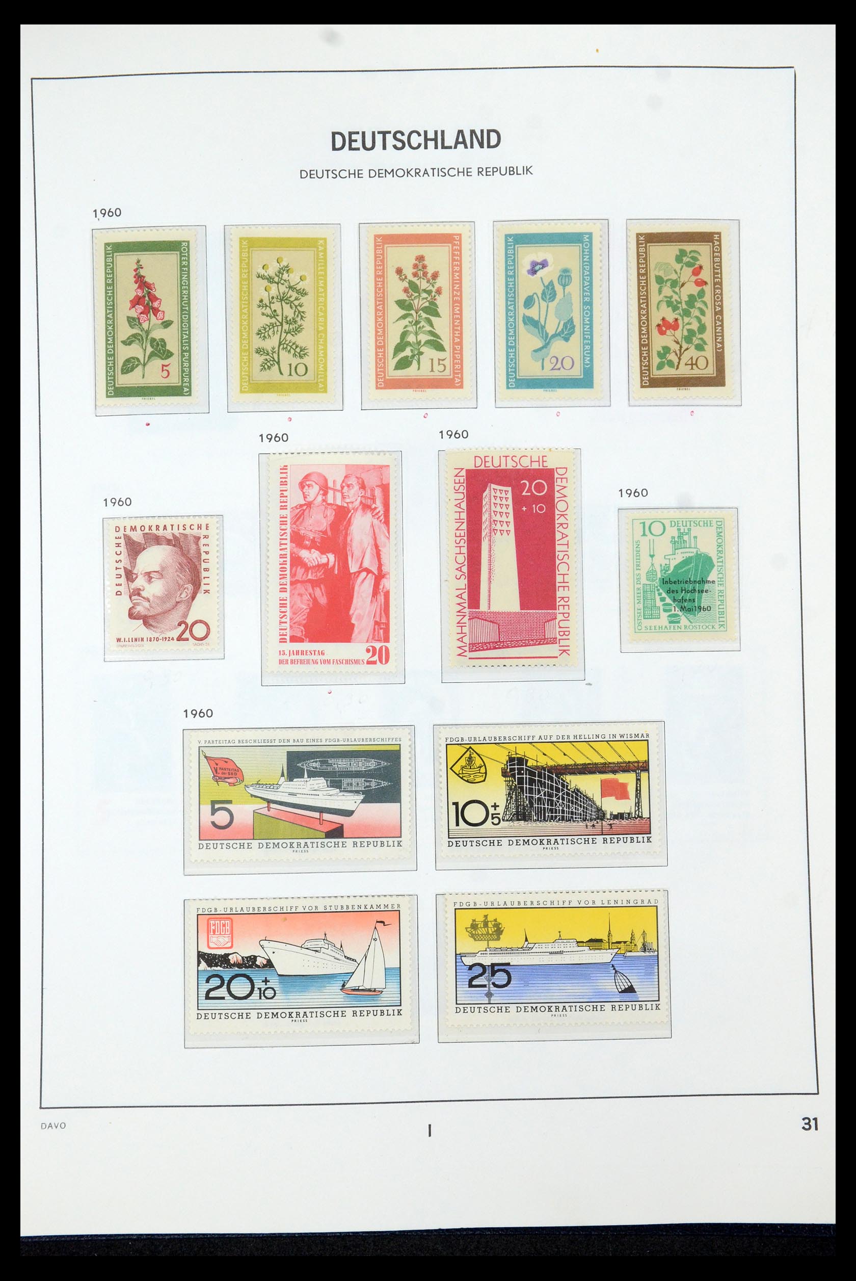 35534 037 - Stamp Collection 35534 GDR 1949-1990.
