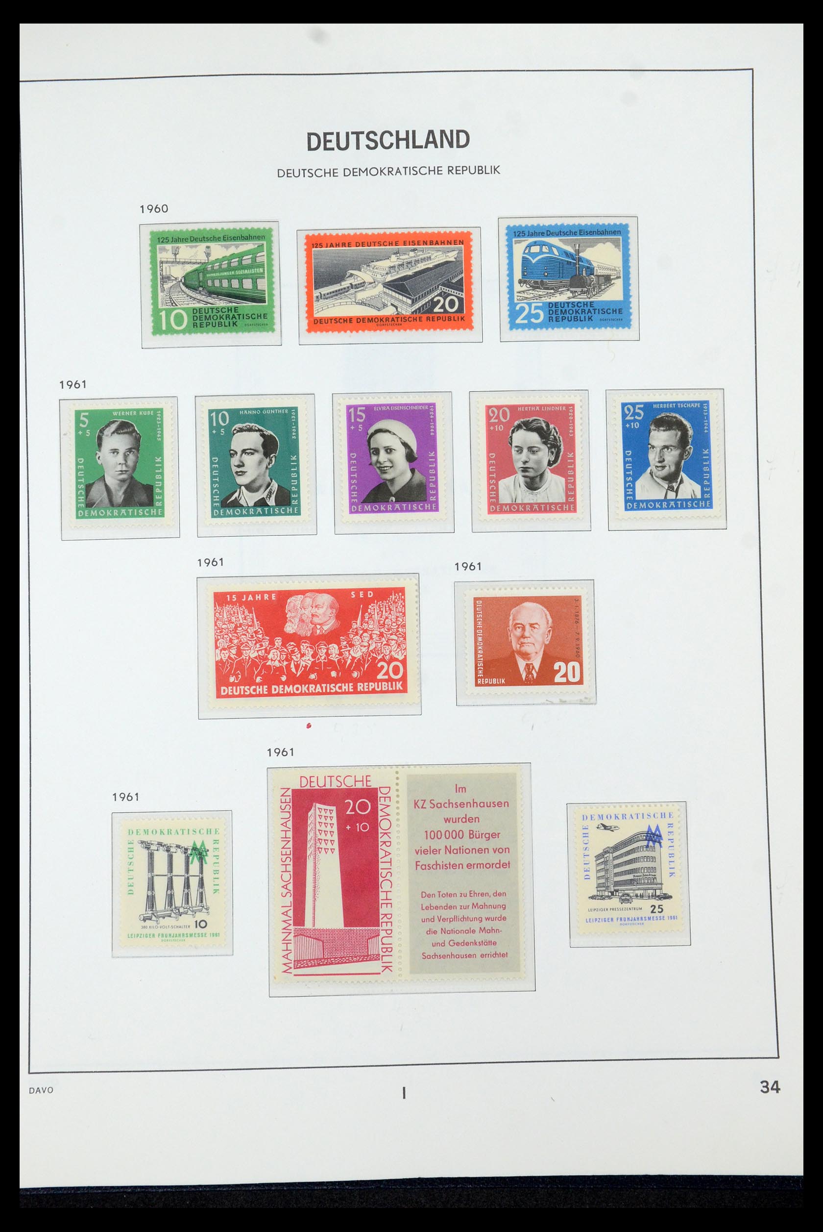 35534 040 - Stamp Collection 35534 GDR 1949-1990.