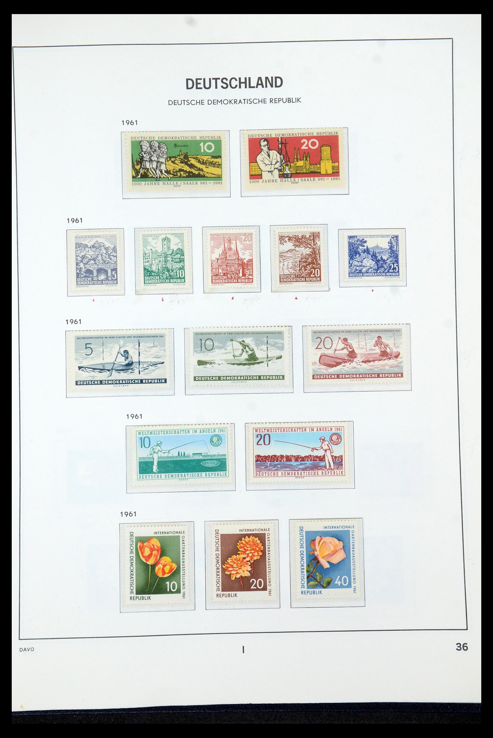 35534 043 - Stamp Collection 35534 GDR 1949-1990.