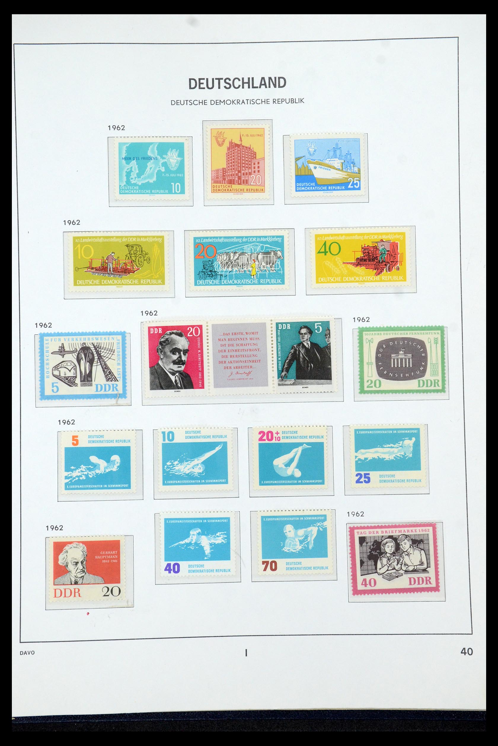 35534 047 - Stamp Collection 35534 GDR 1949-1990.