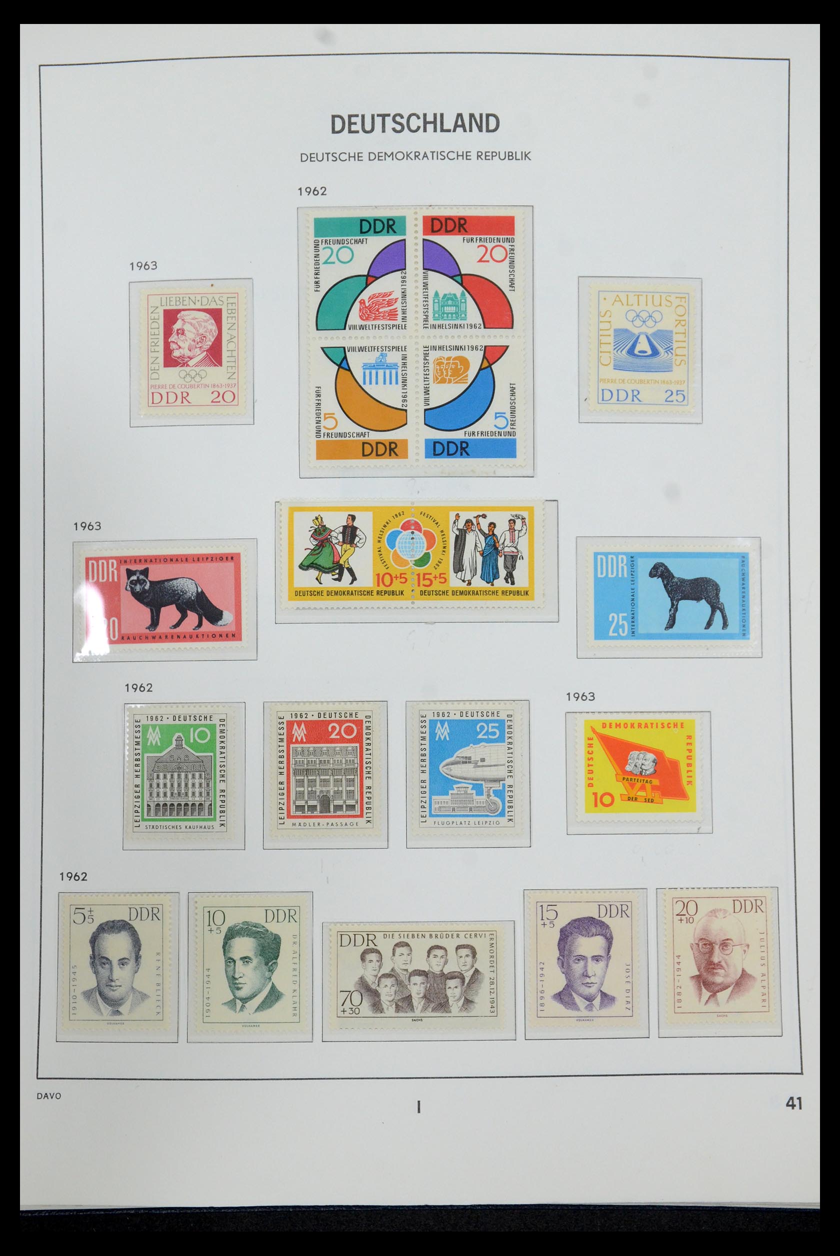 35534 048 - Stamp Collection 35534 GDR 1949-1990.
