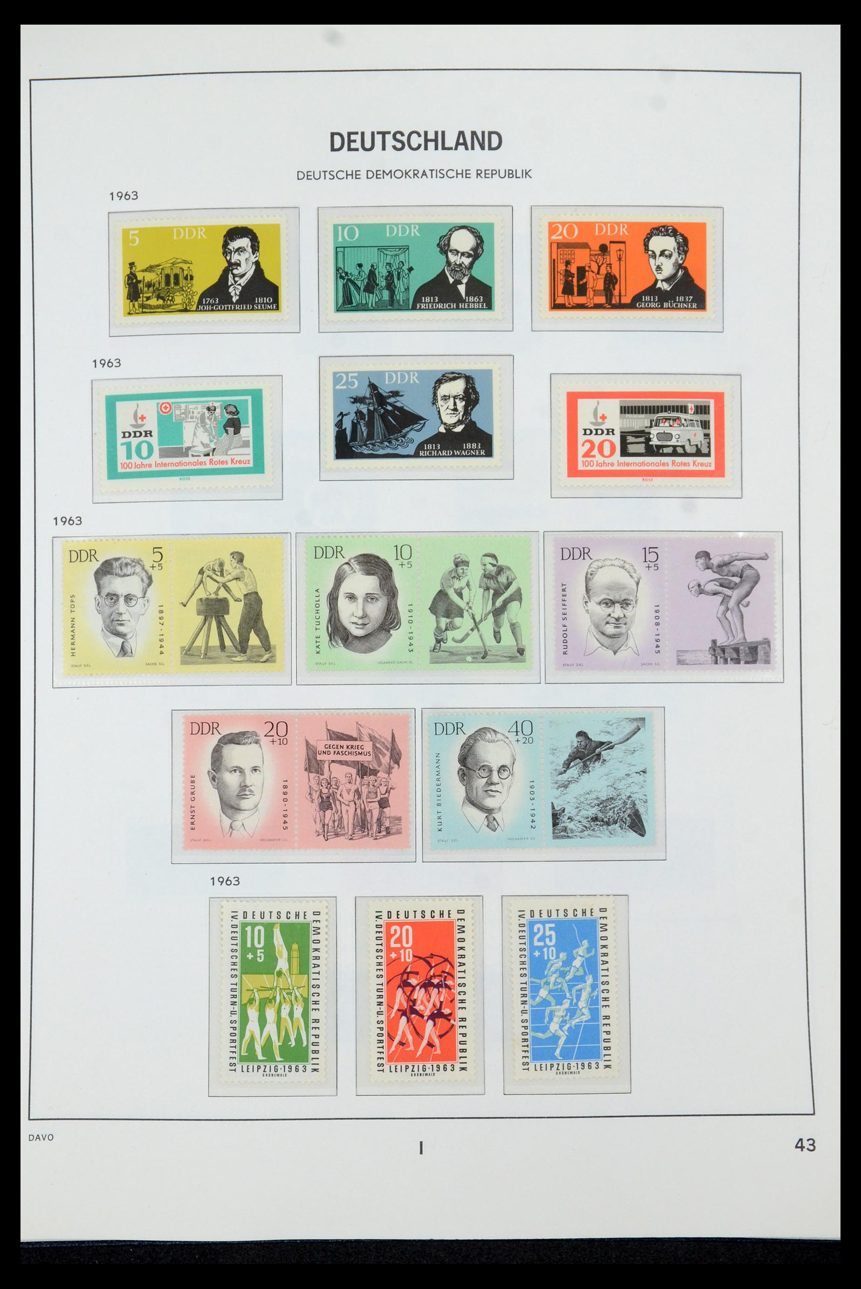 35534 051 - Stamp Collection 35534 GDR 1949-1990.