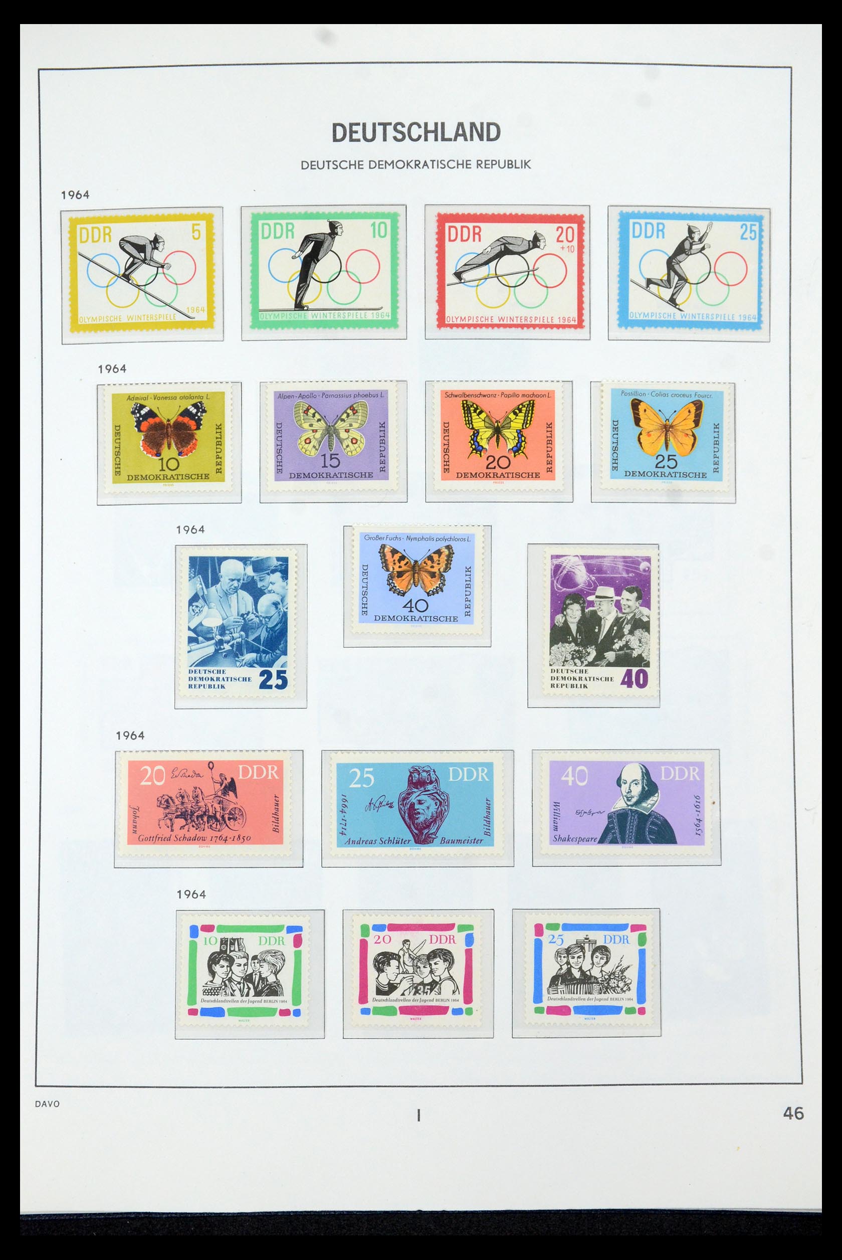 35534 055 - Stamp Collection 35534 GDR 1949-1990.