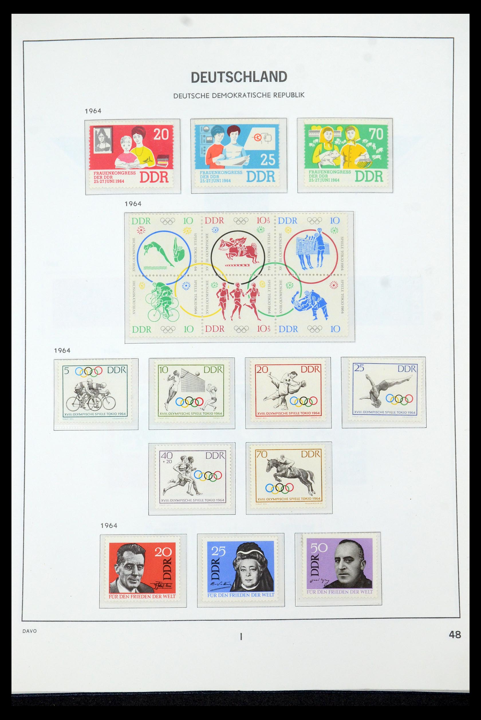 35534 057 - Stamp Collection 35534 GDR 1949-1990.