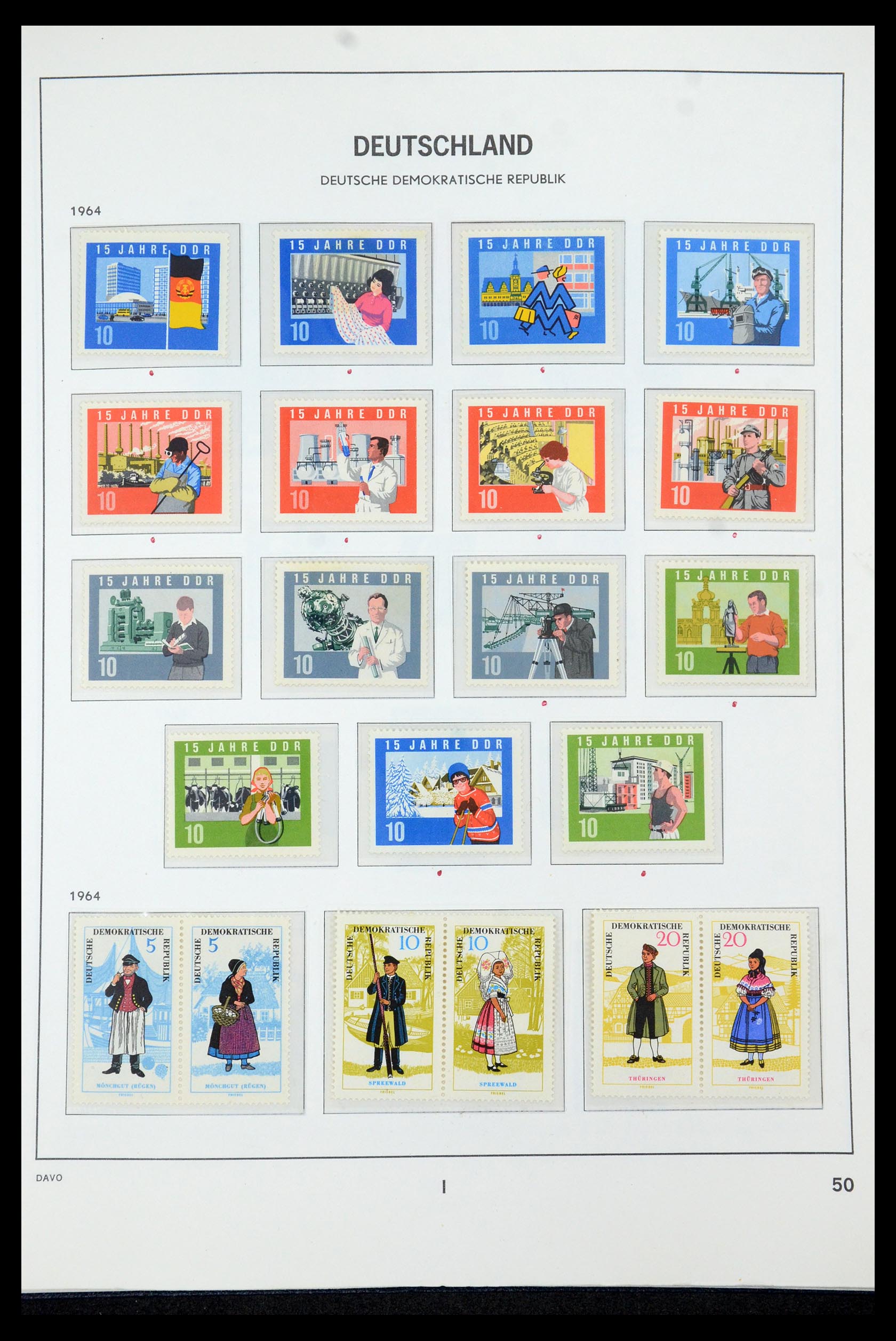 35534 059 - Stamp Collection 35534 GDR 1949-1990.