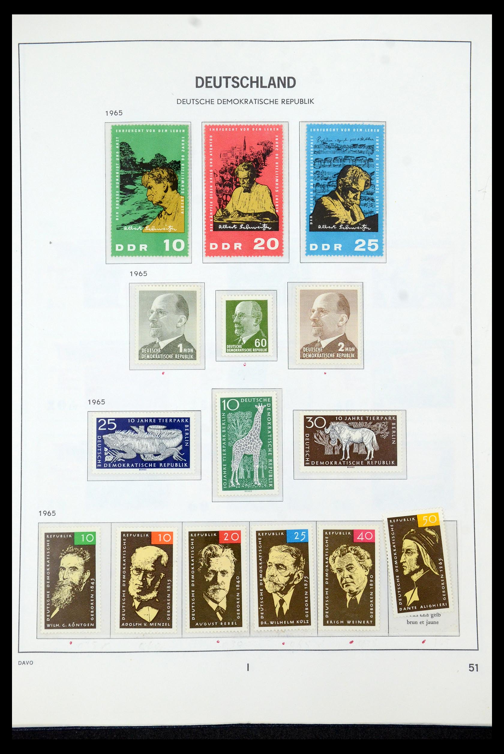 35534 060 - Postzegelverzameling 35534 DDR 1949-1990.