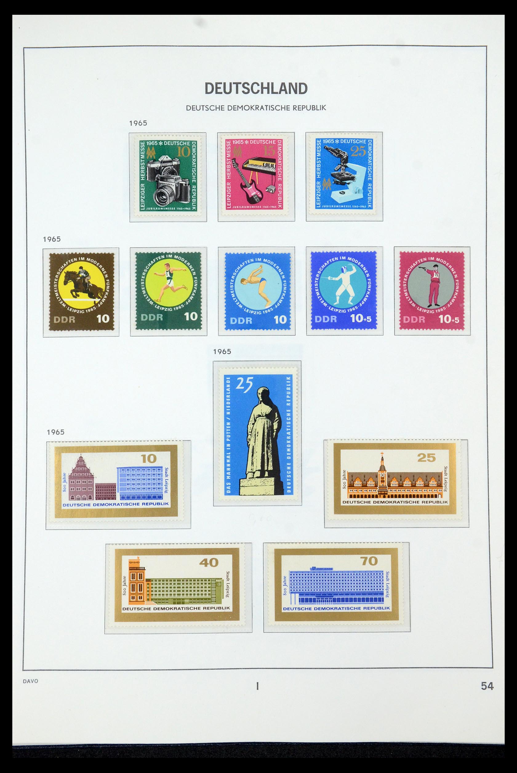 35534 063 - Postzegelverzameling 35534 DDR 1949-1990.