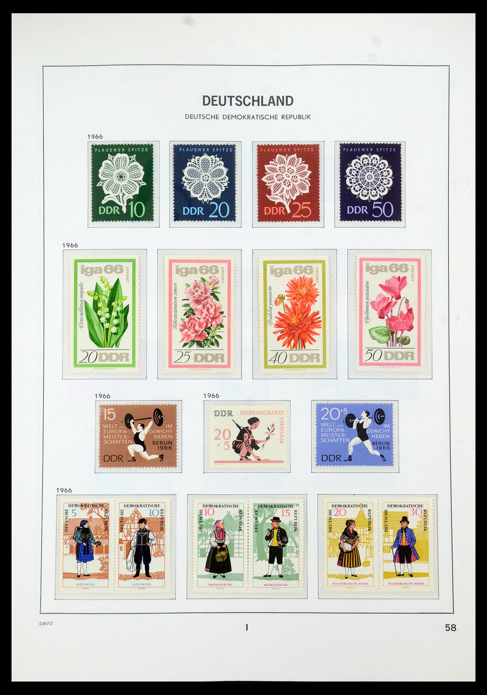35534 069 - Stamp Collection 35534 GDR 1949-1990.