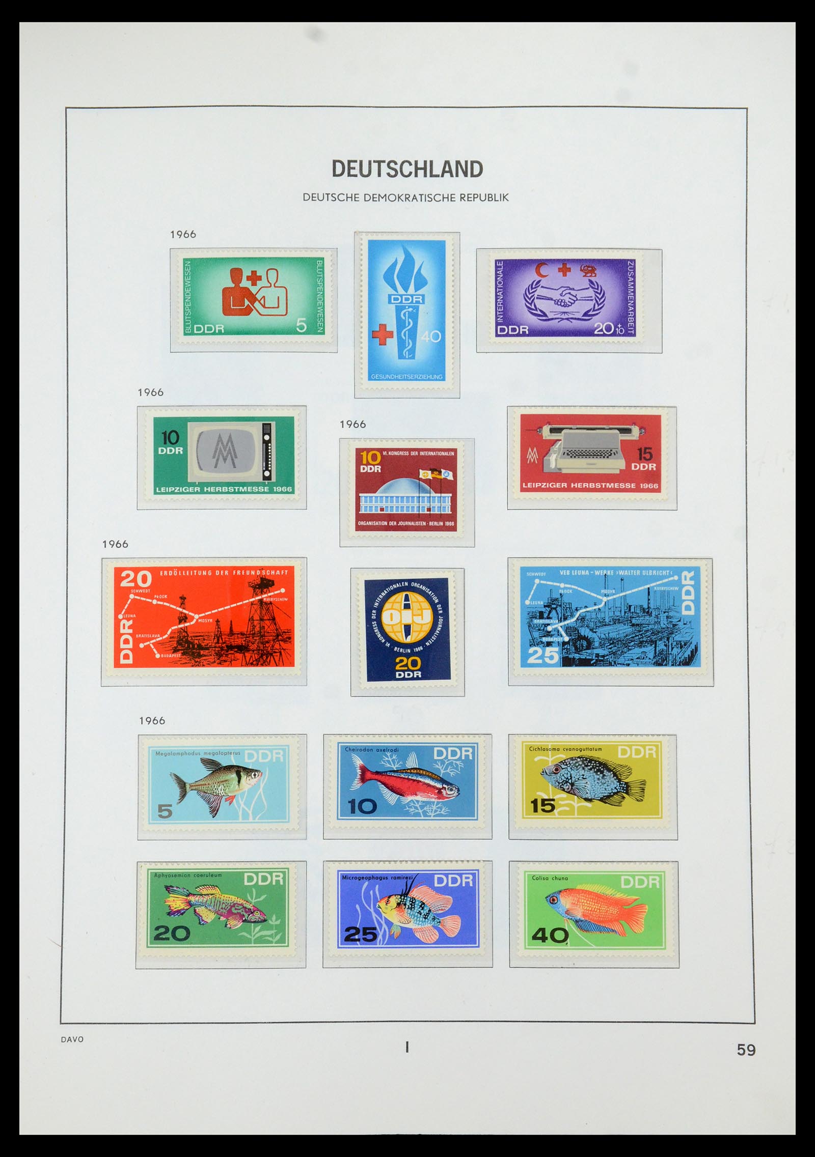 35534 070 - Postzegelverzameling 35534 DDR 1949-1990.