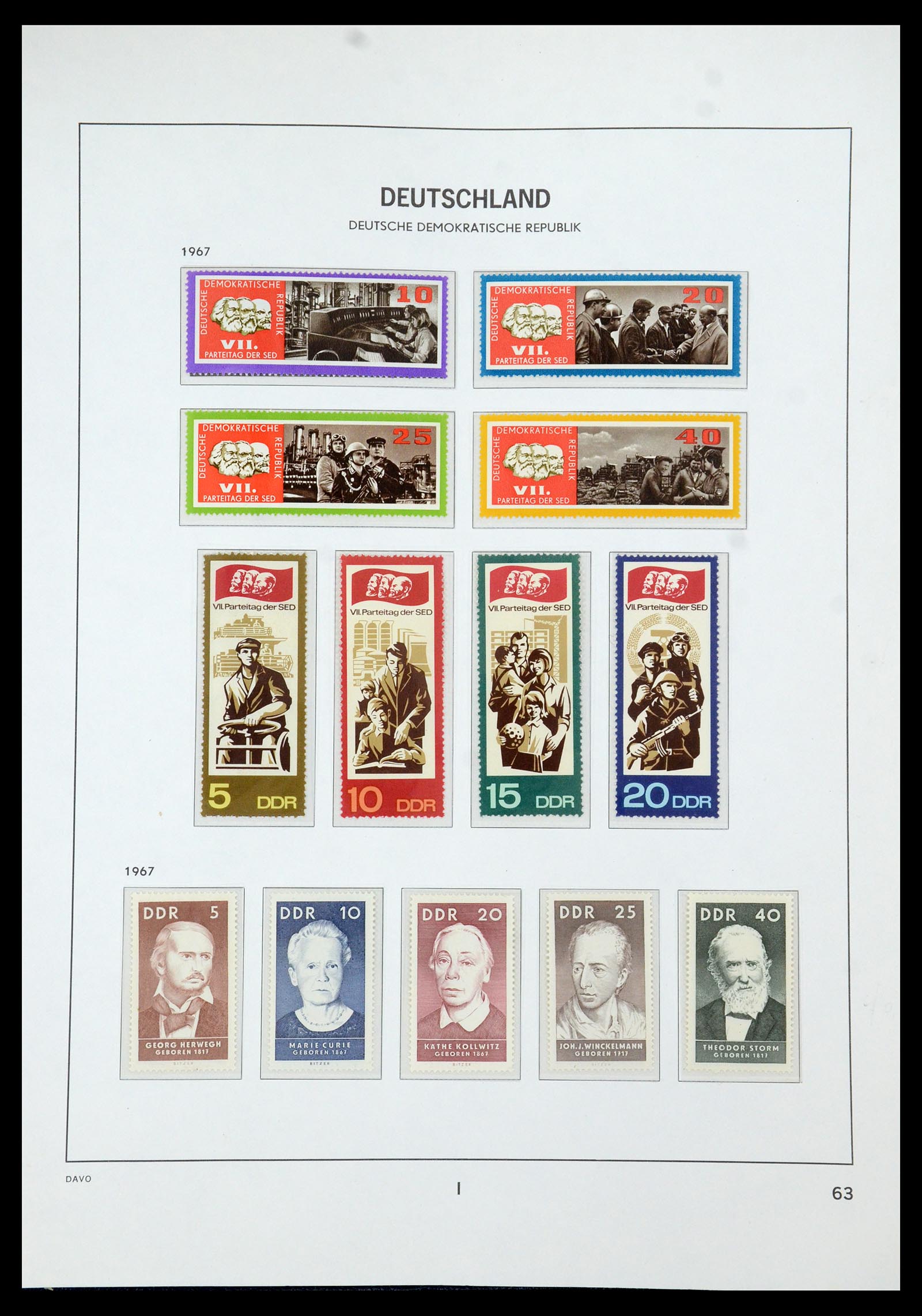 35534 075 - Postzegelverzameling 35534 DDR 1949-1990.