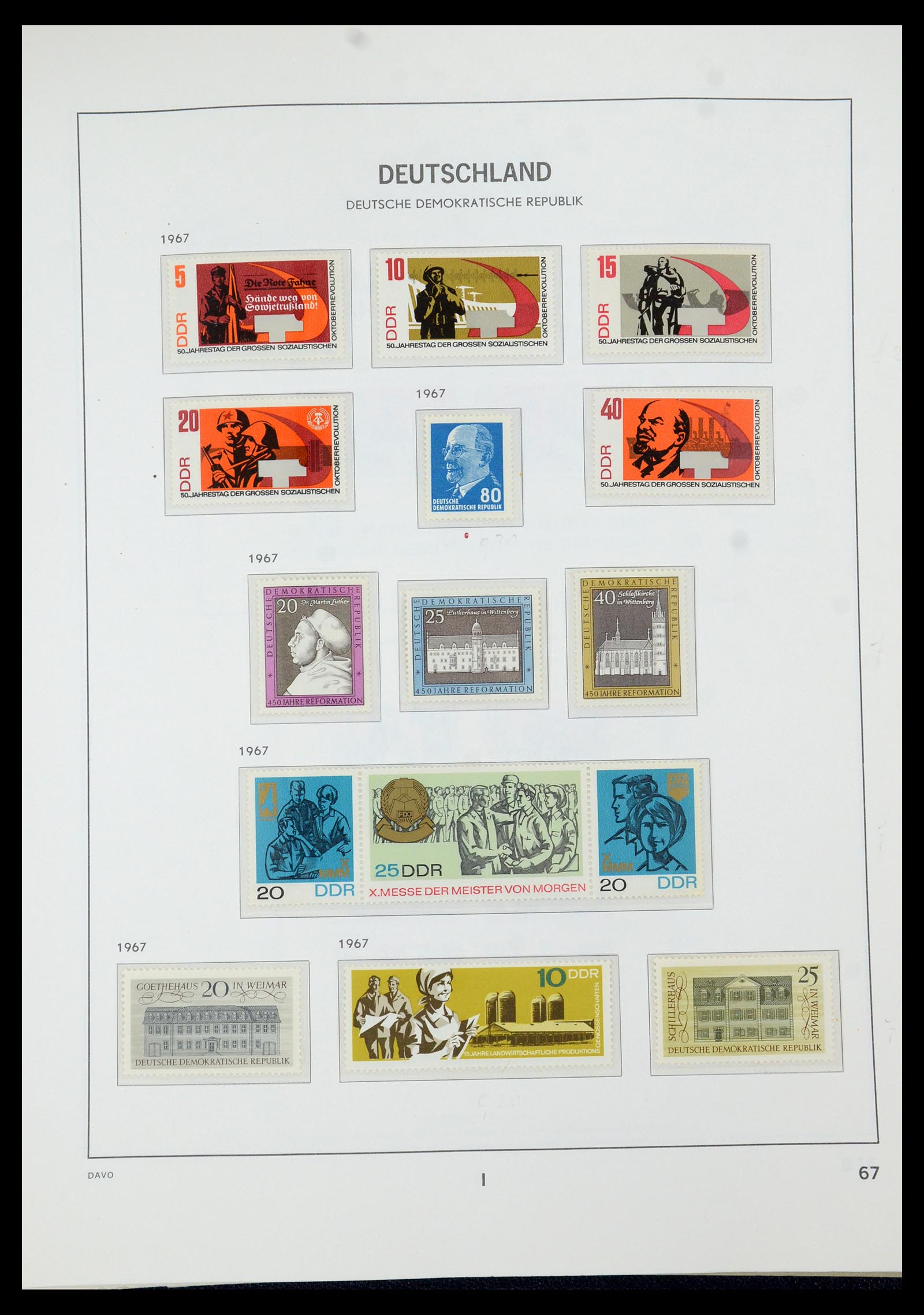 35534 079 - Stamp Collection 35534 GDR 1949-1990.