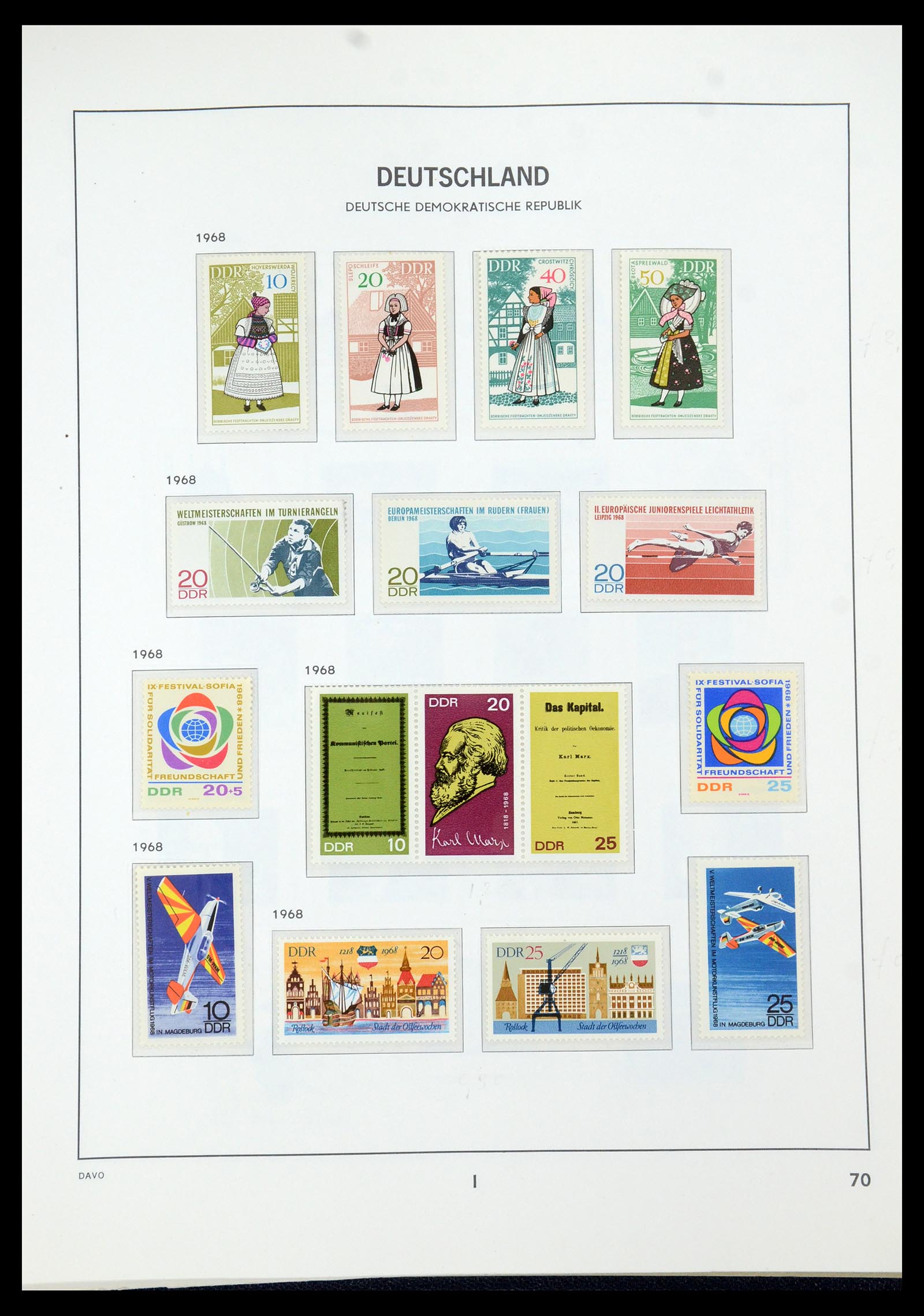 35534 083 - Stamp Collection 35534 GDR 1949-1990.