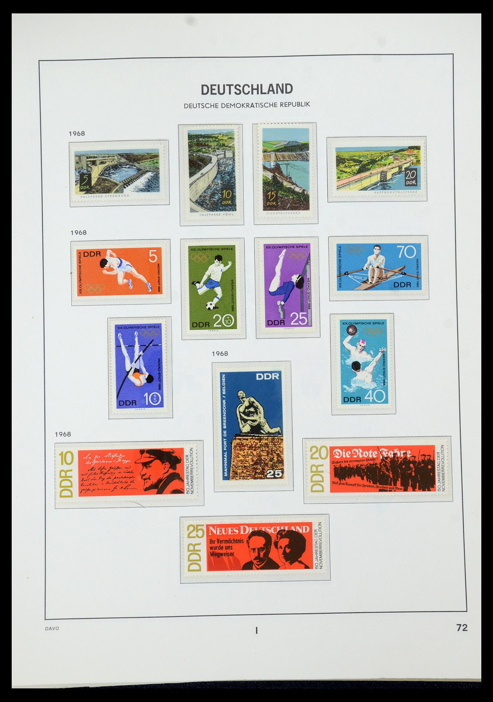 35534 085 - Stamp Collection 35534 GDR 1949-1990.