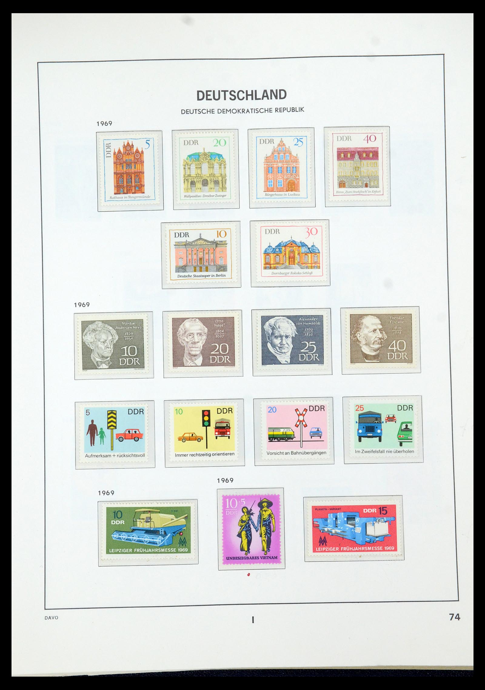 35534 088 - Stamp Collection 35534 GDR 1949-1990.