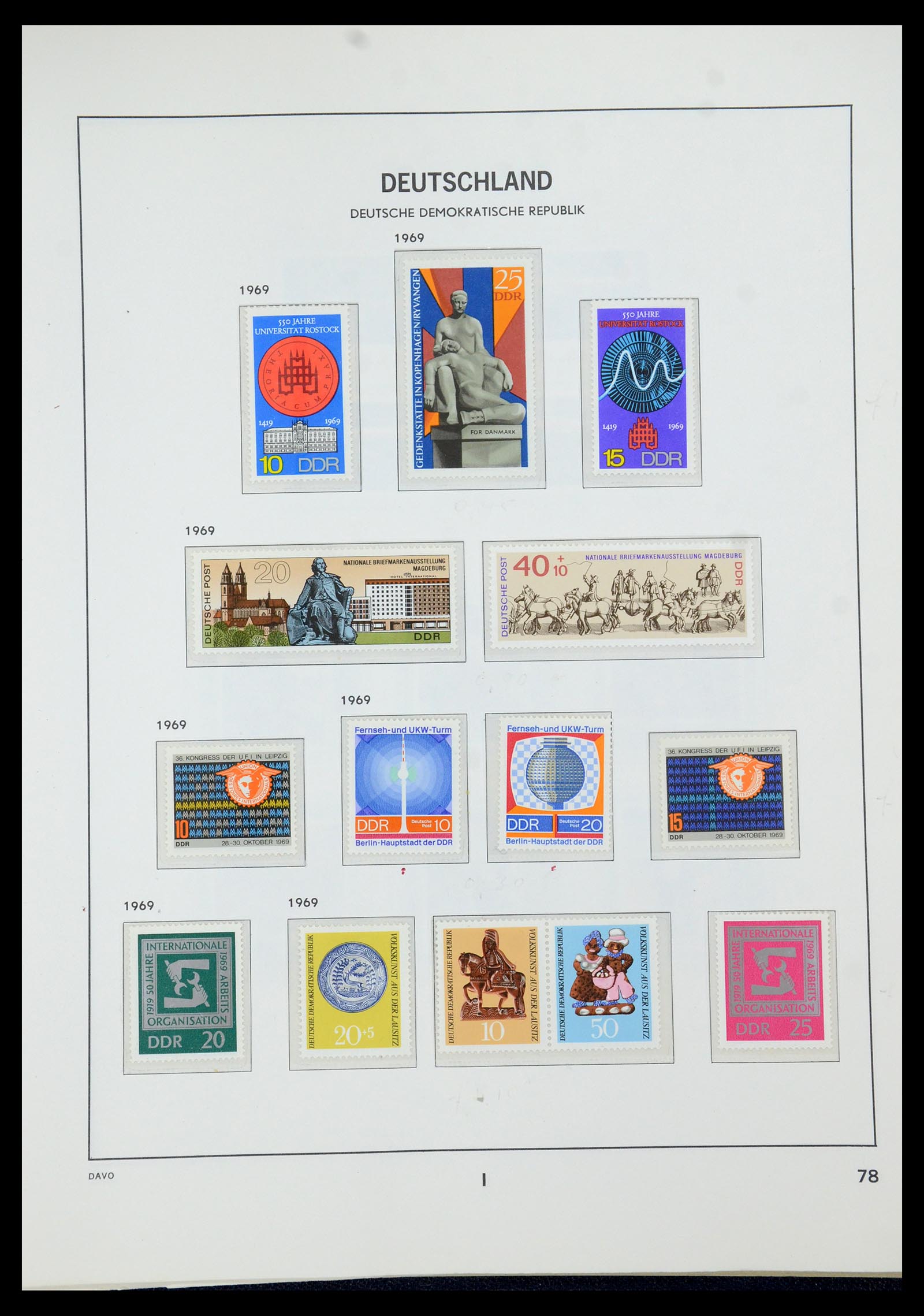 35534 092 - Postzegelverzameling 35534 DDR 1949-1990.