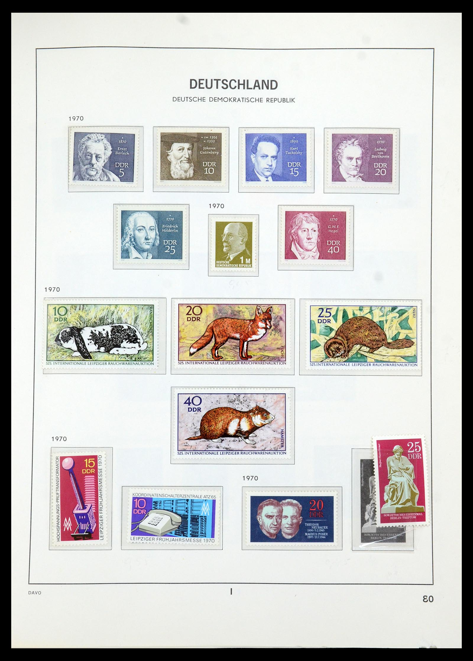 35534 098 - Stamp Collection 35534 GDR 1949-1990.