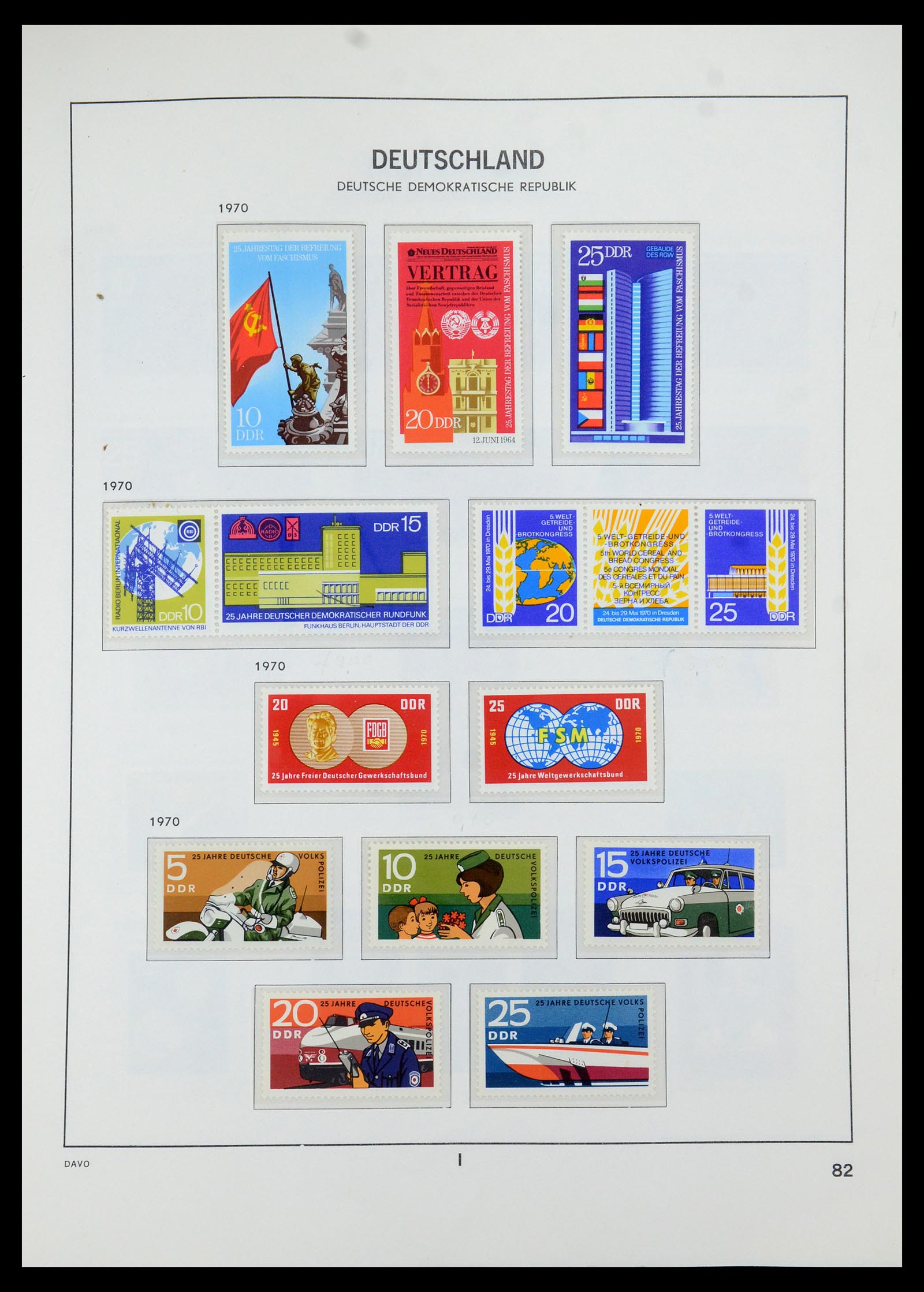 35534 100 - Stamp Collection 35534 GDR 1949-1990.