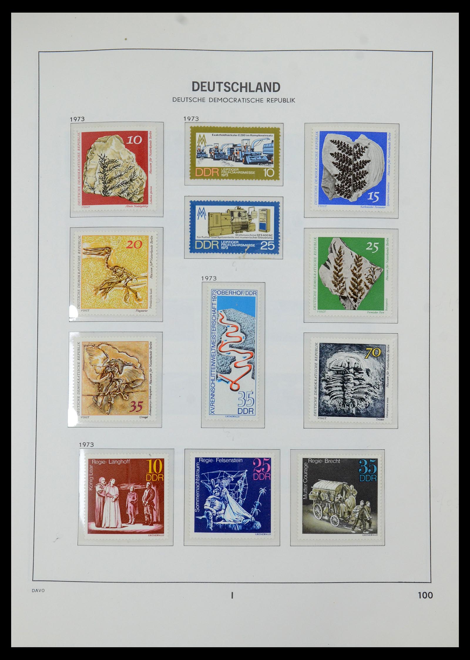 35534 125 - Postzegelverzameling 35534 DDR 1949-1990.
