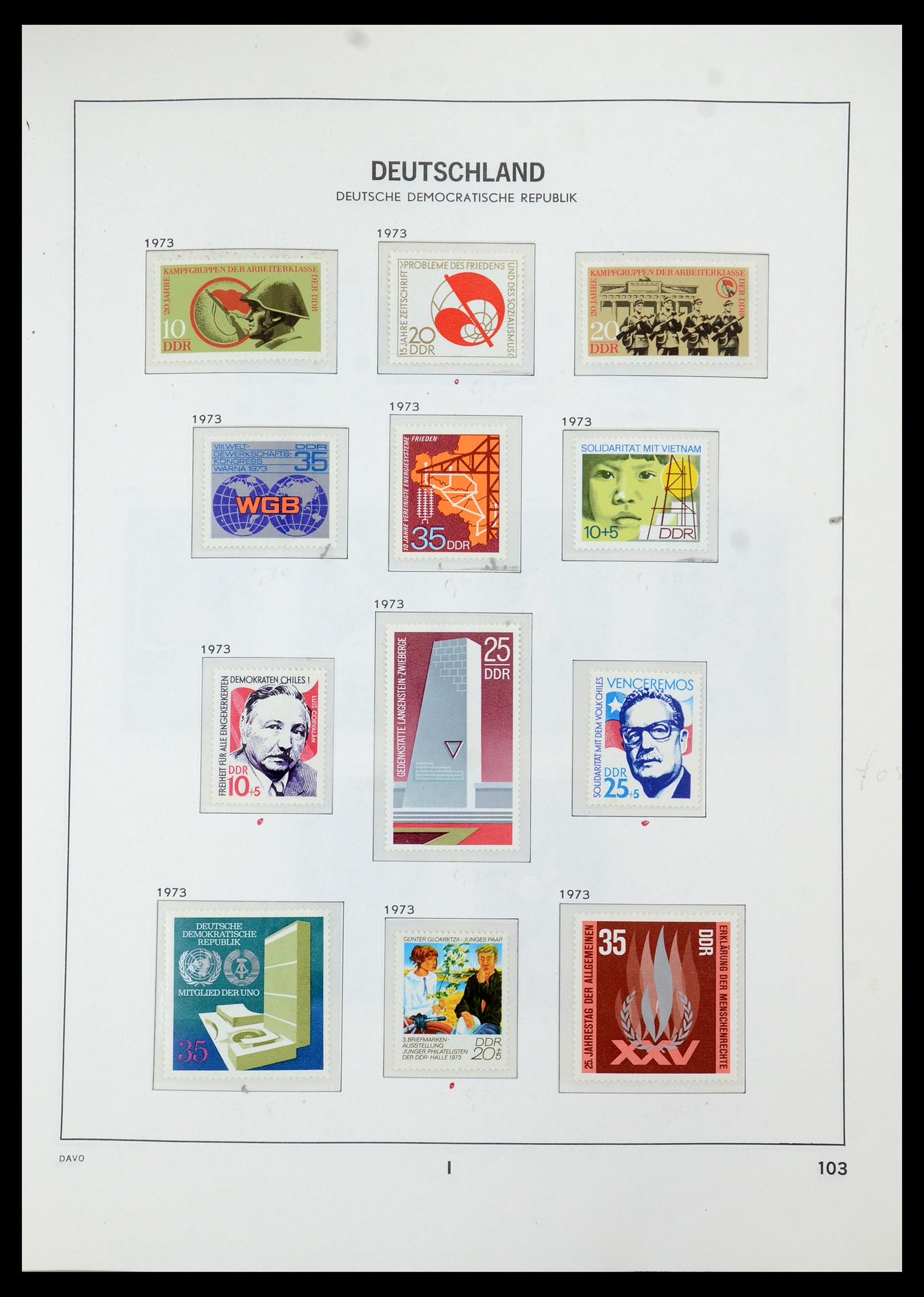35534 128 - Postzegelverzameling 35534 DDR 1949-1990.