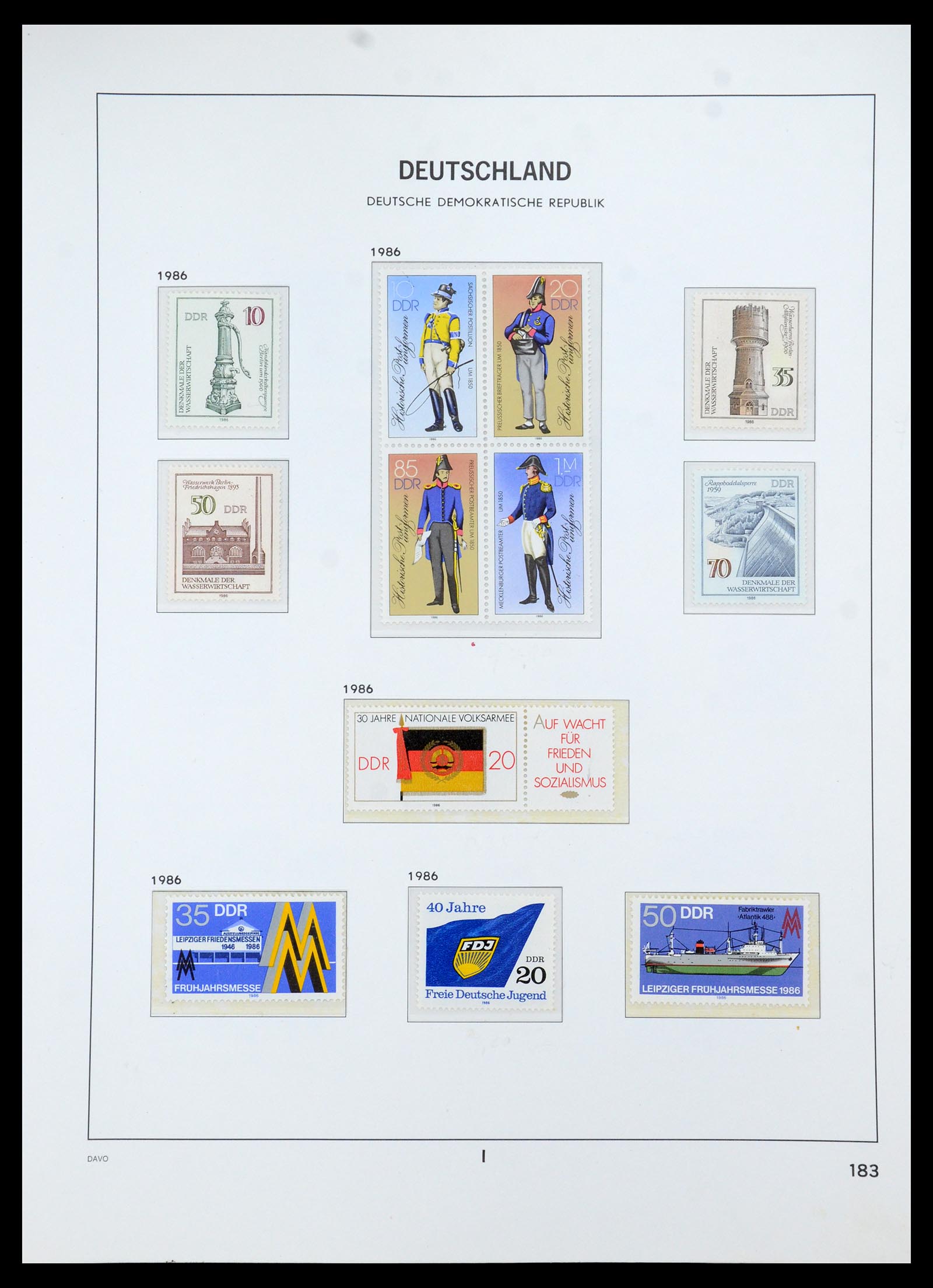 35534 245 - Stamp Collection 35534 GDR 1949-1990.