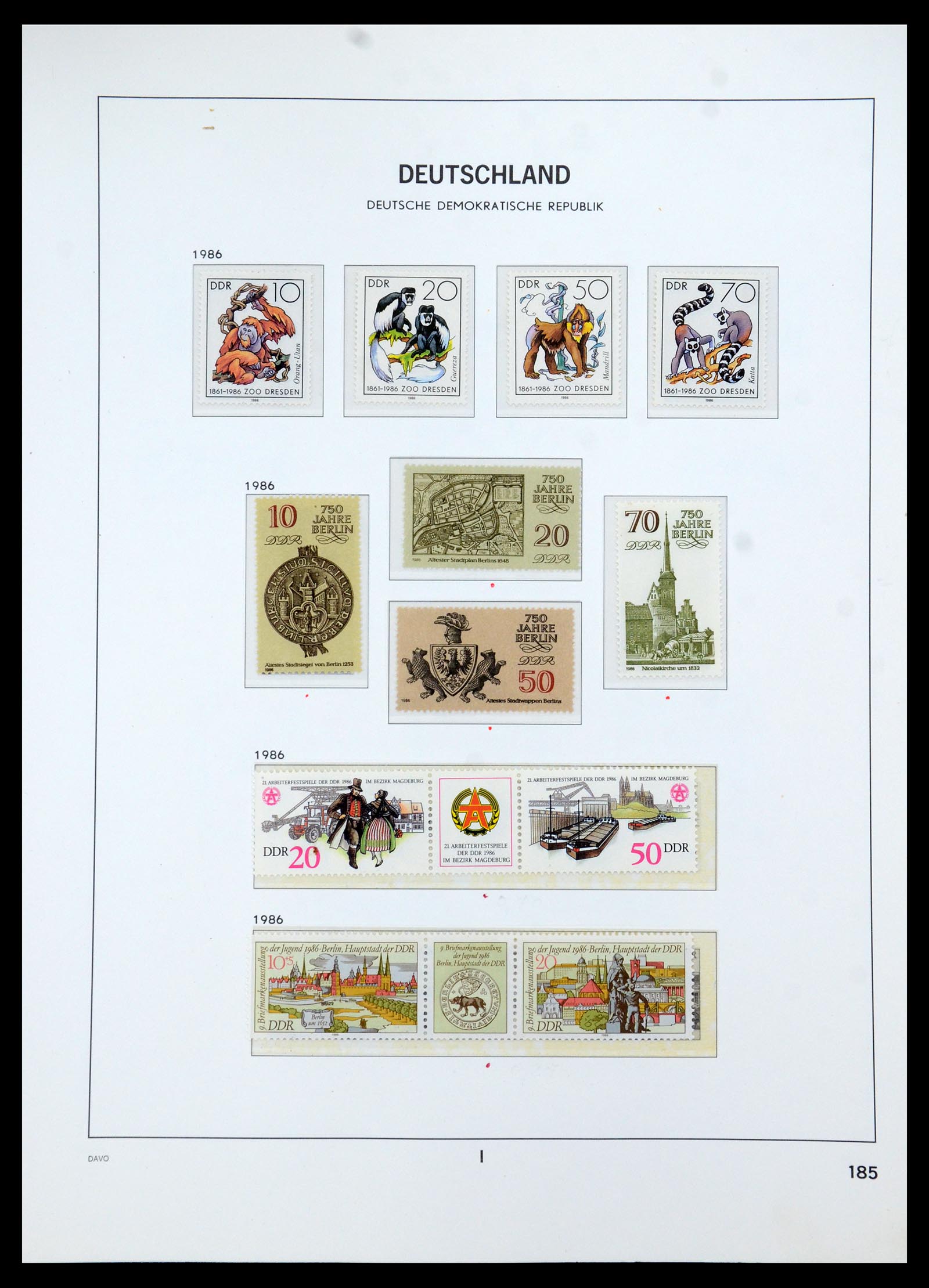 35534 247 - Stamp Collection 35534 GDR 1949-1990.