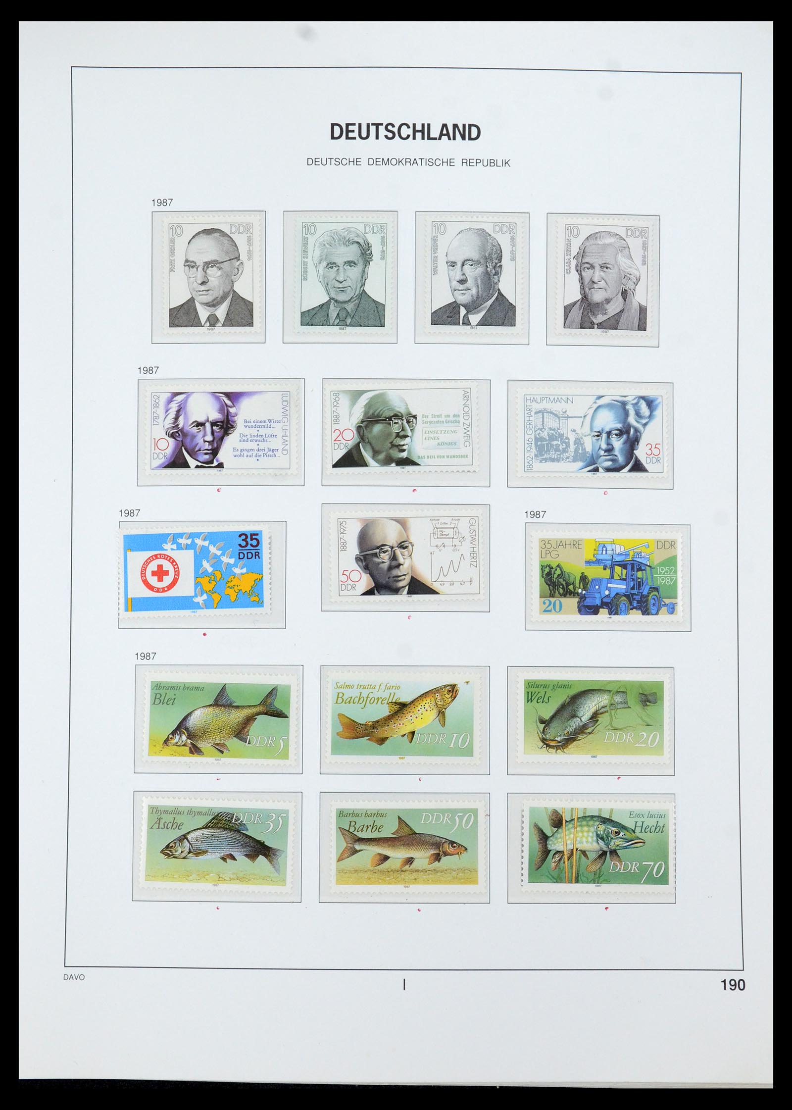 35534 252 - Stamp Collection 35534 GDR 1949-1990.