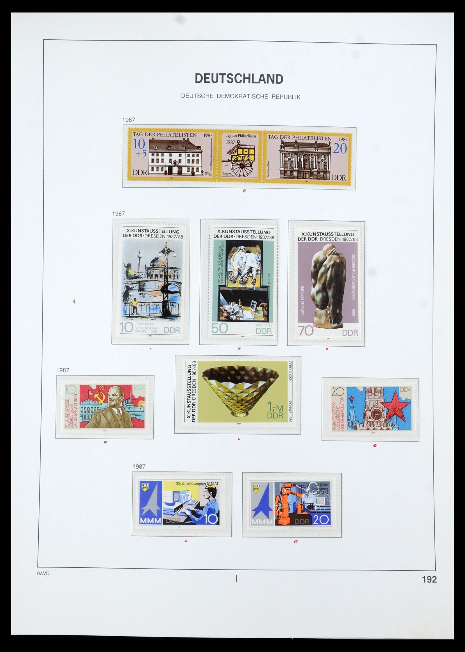 35534 254 - Postzegelverzameling 35534 DDR 1949-1990.