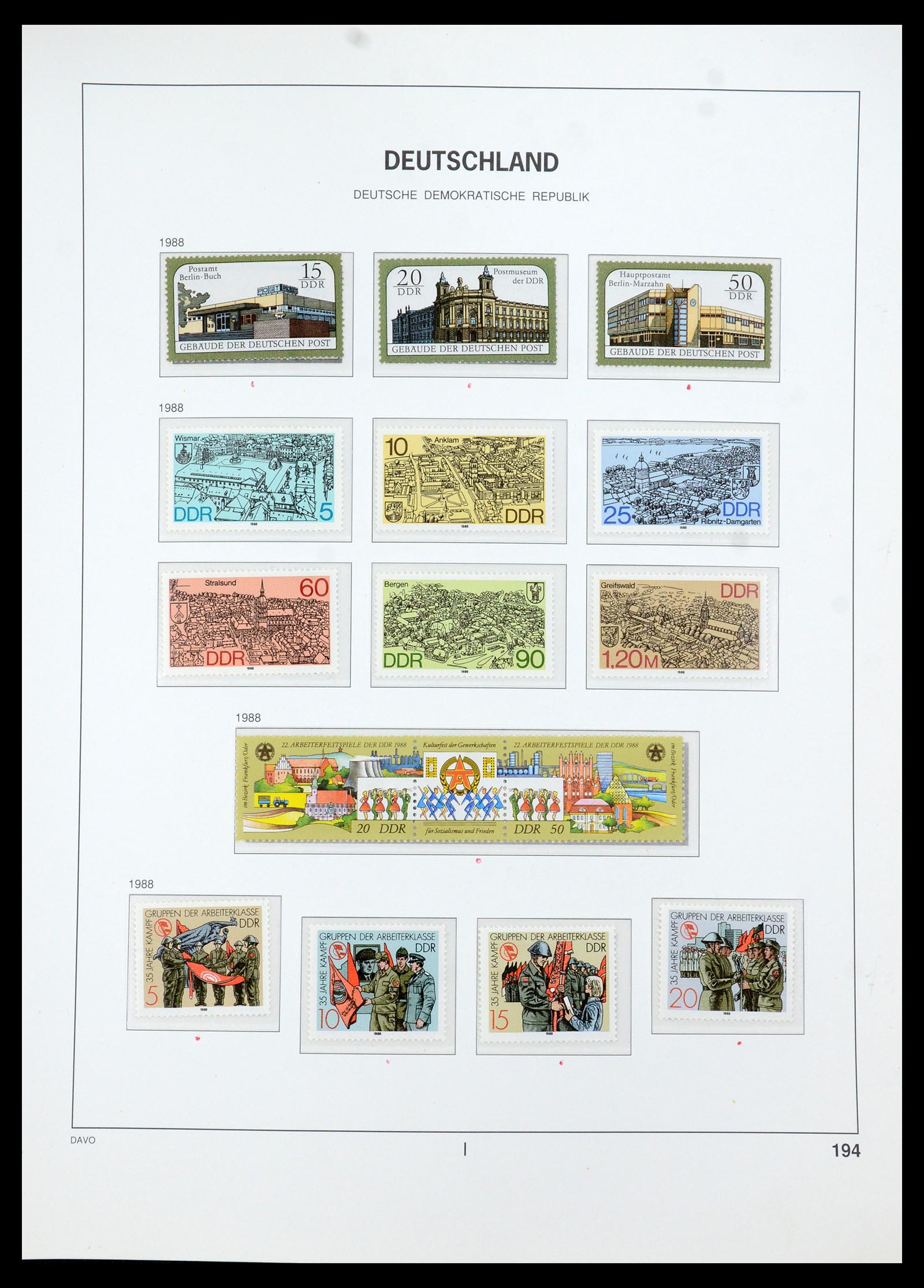 35534 260 - Postzegelverzameling 35534 DDR 1949-1990.