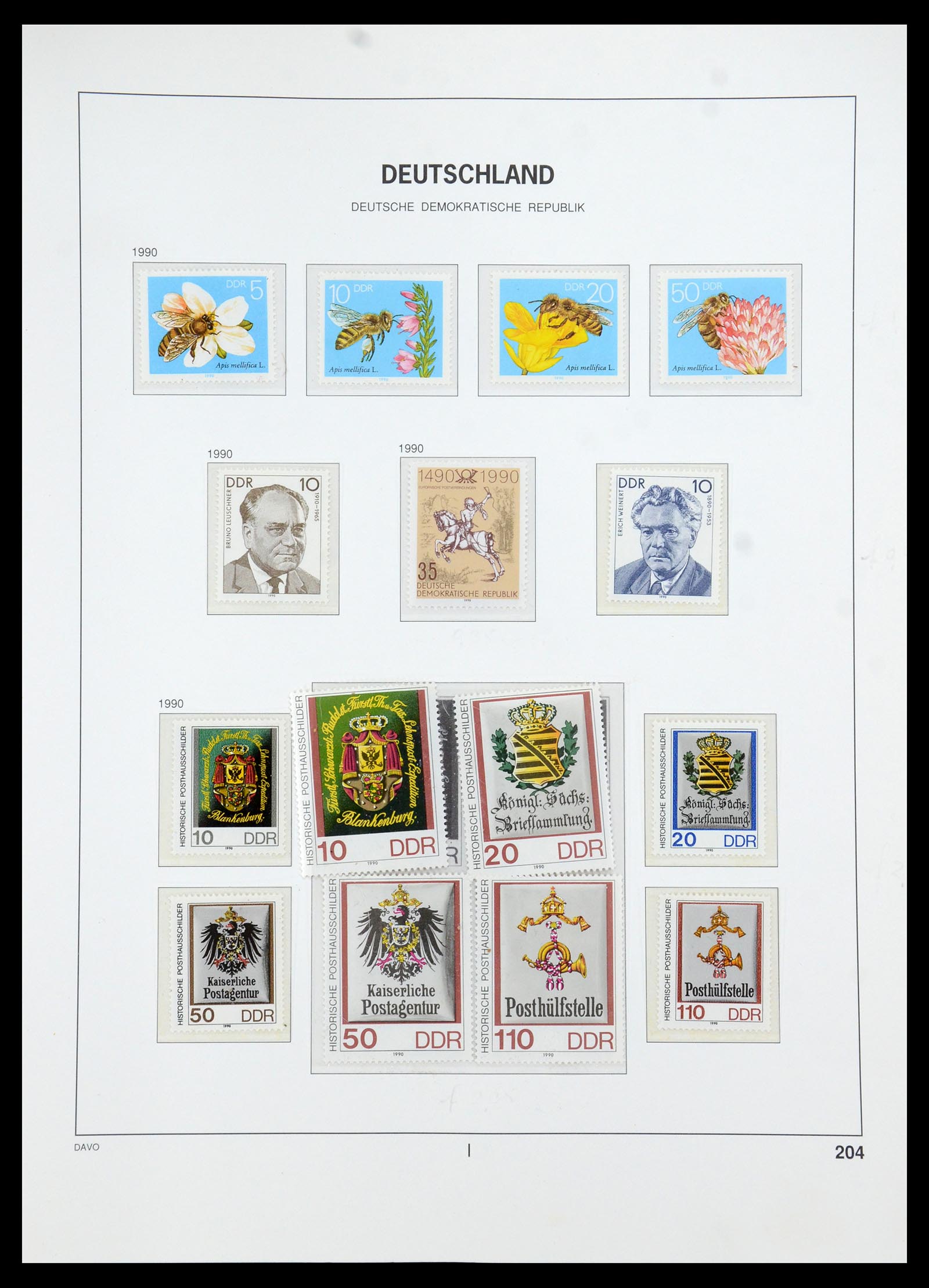 35534 276 - Stamp Collection 35534 GDR 1949-1990.