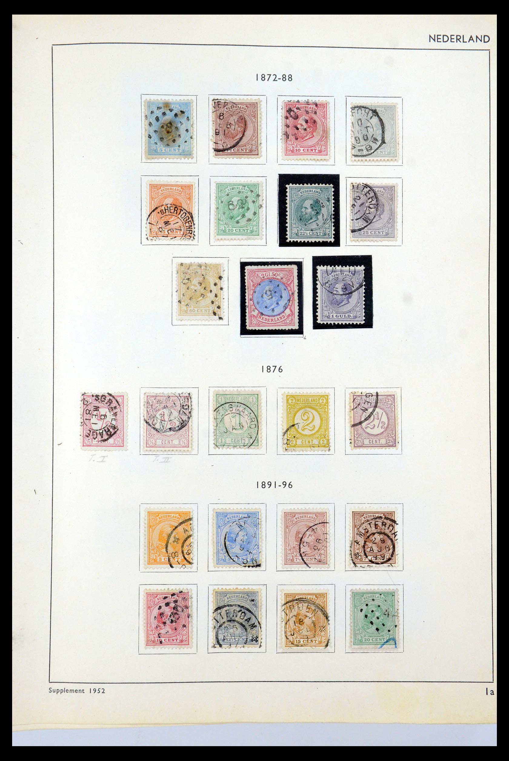 35535 002 - Postzegelverzameling 35535 Nederland en overzeese gebiedsdelen 1852-1