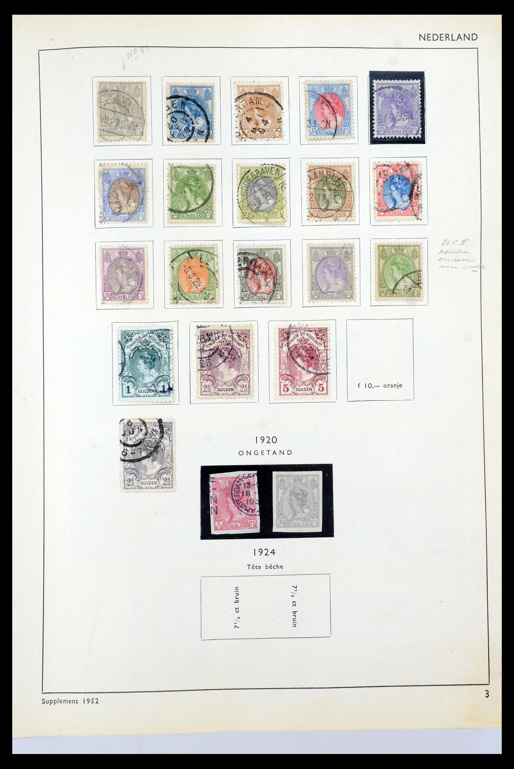 35535 004 - Postzegelverzameling 35535 Nederland en overzeese gebiedsdelen 1852-1