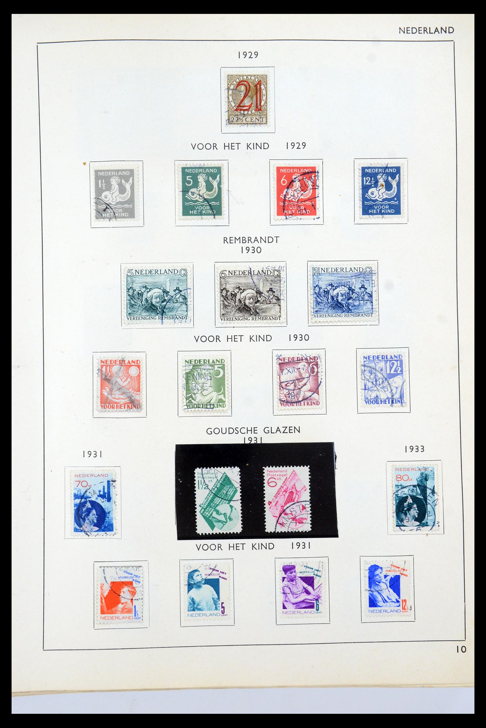 35535 012 - Postzegelverzameling 35535 Nederland en overzeese gebiedsdelen 1852-1