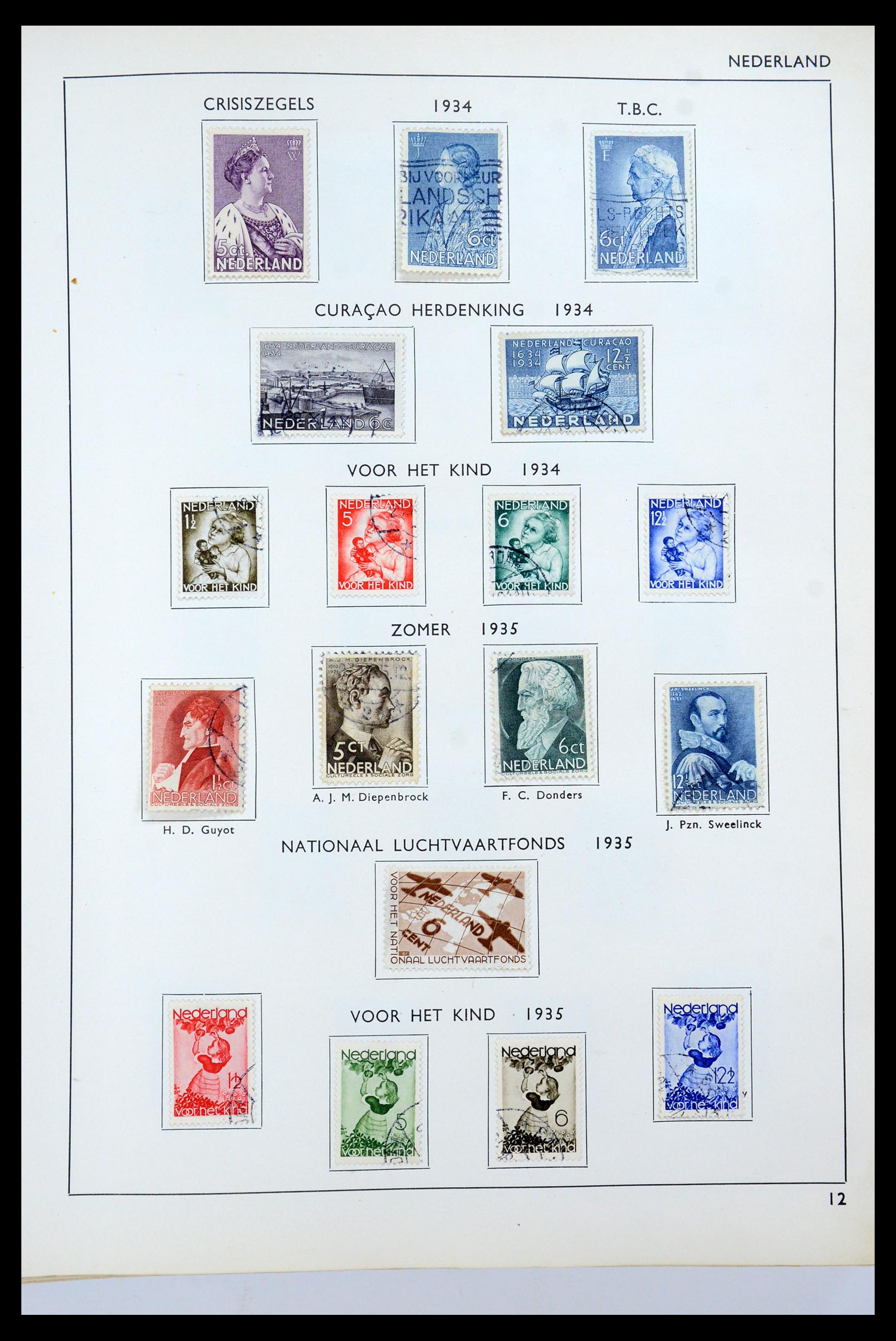 35535 014 - Postzegelverzameling 35535 Nederland en overzeese gebiedsdelen 1852-1