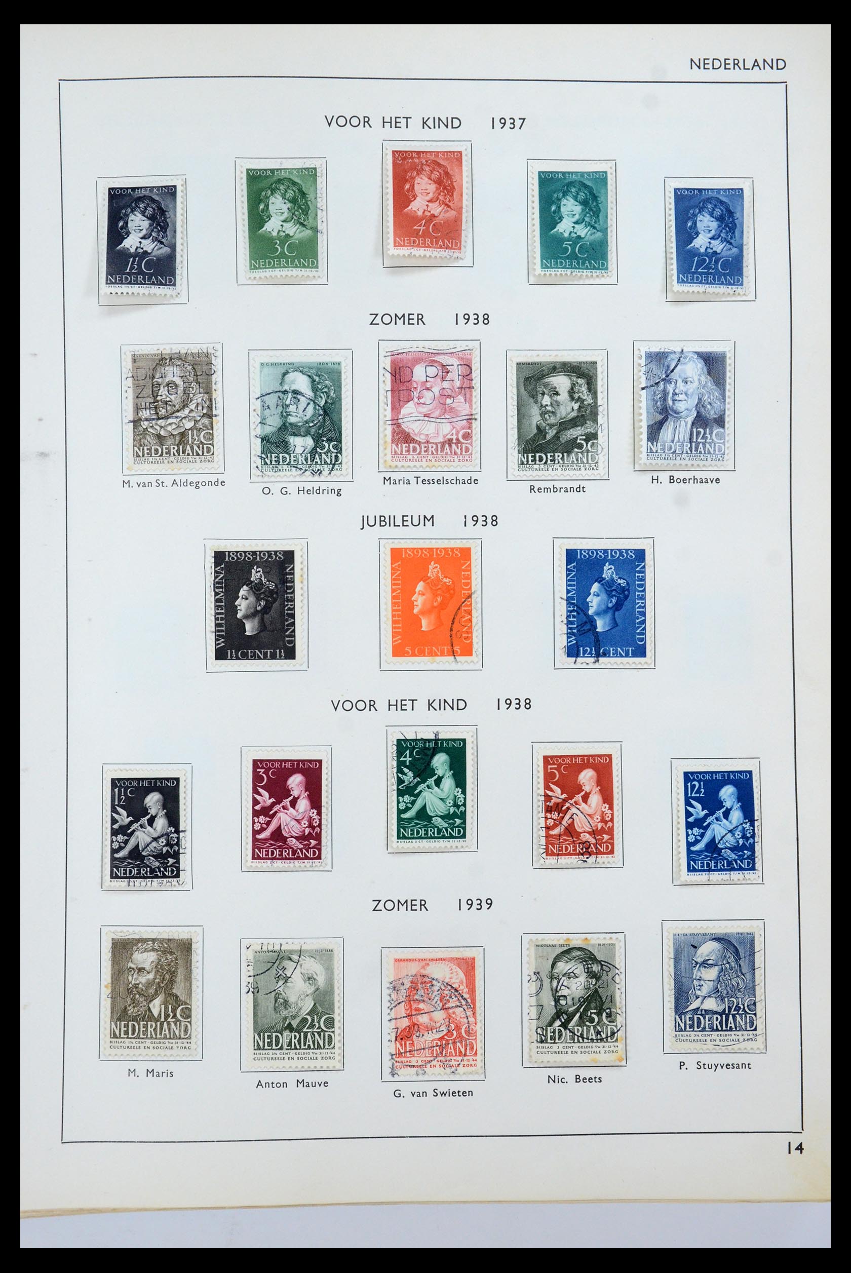 35535 016 - Postzegelverzameling 35535 Nederland en overzeese gebiedsdelen 1852-1