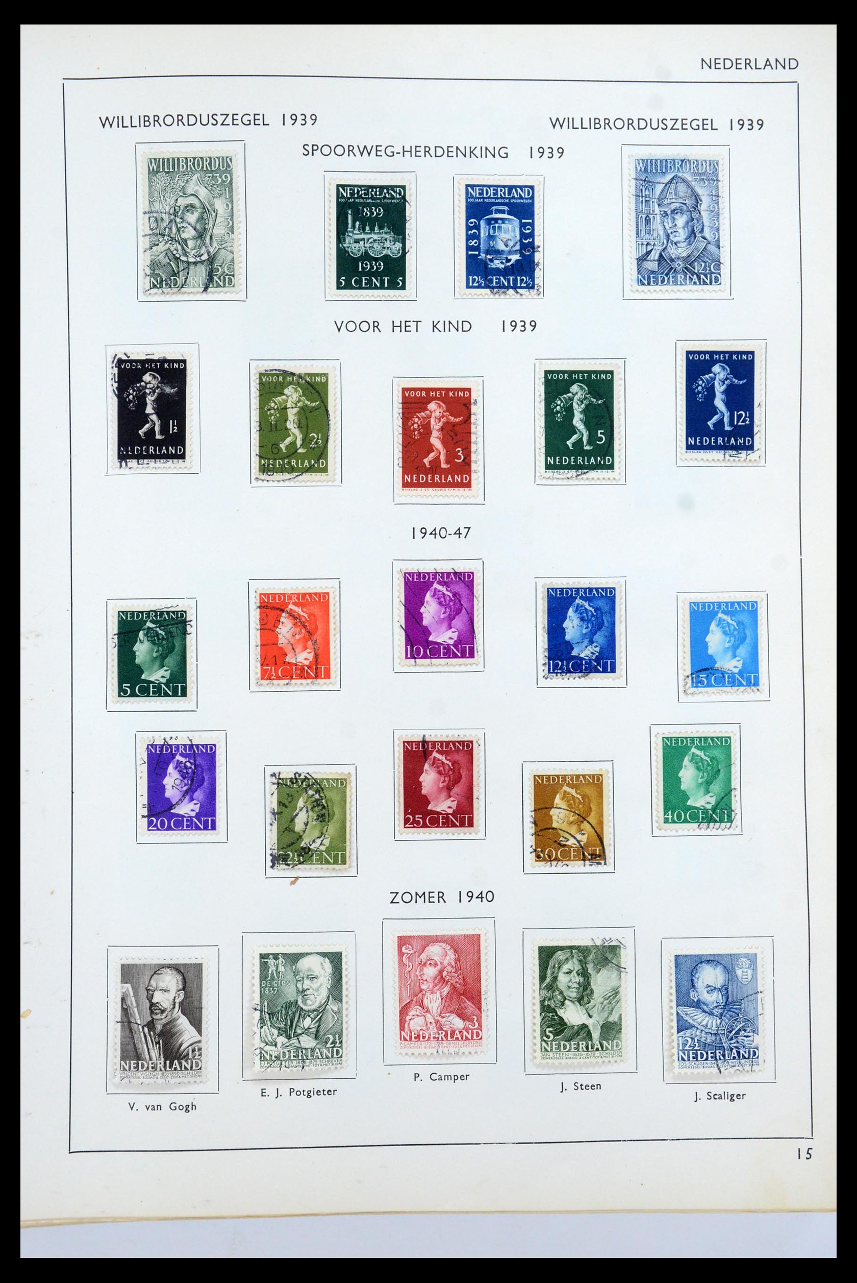 35535 017 - Postzegelverzameling 35535 Nederland en overzeese gebiedsdelen 1852-1