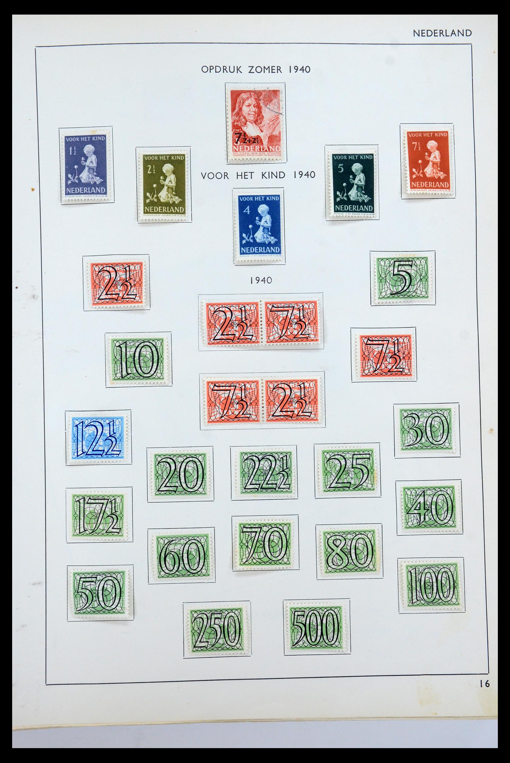 35535 018 - Postzegelverzameling 35535 Nederland en overzeese gebiedsdelen 1852-1