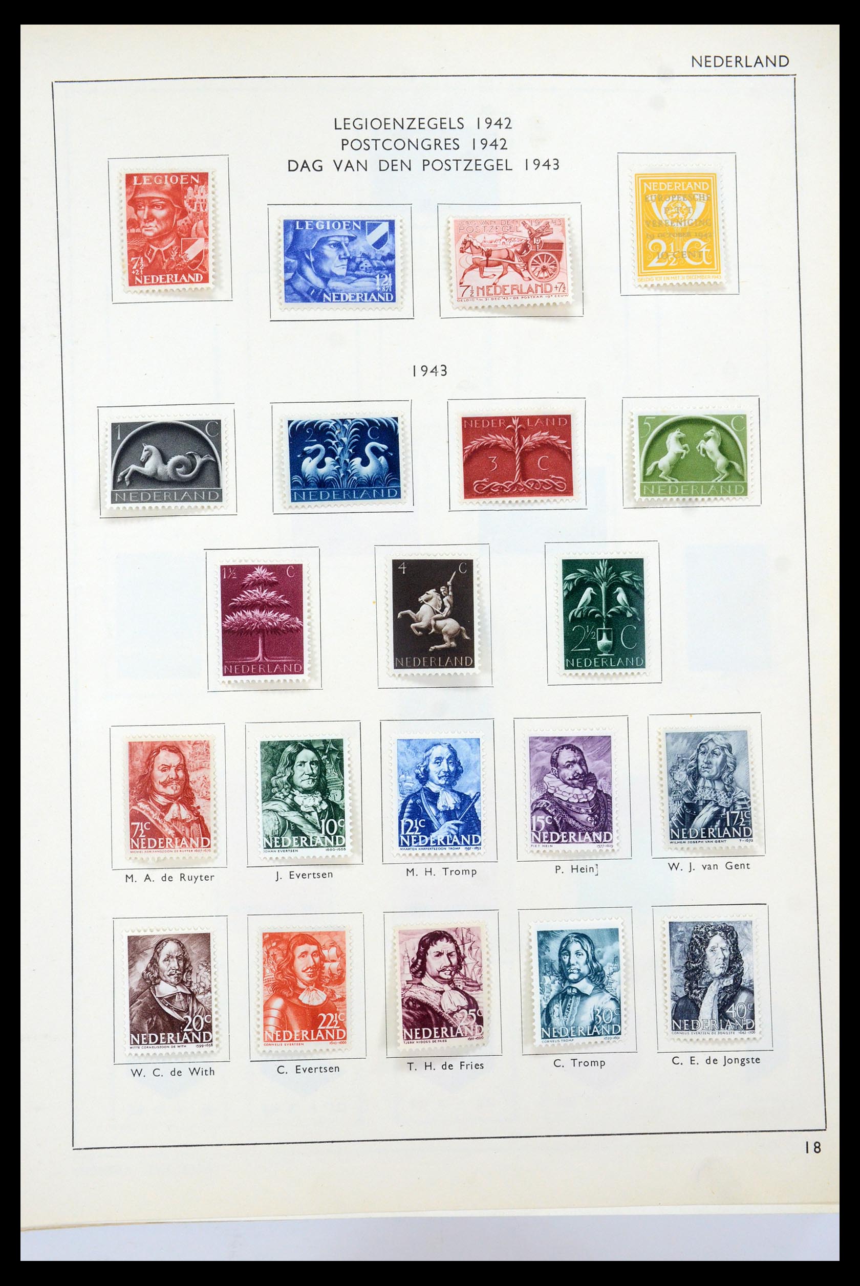 35535 021 - Stamp Collection 35535 Netherlands and Dutch territories 1852-1975.