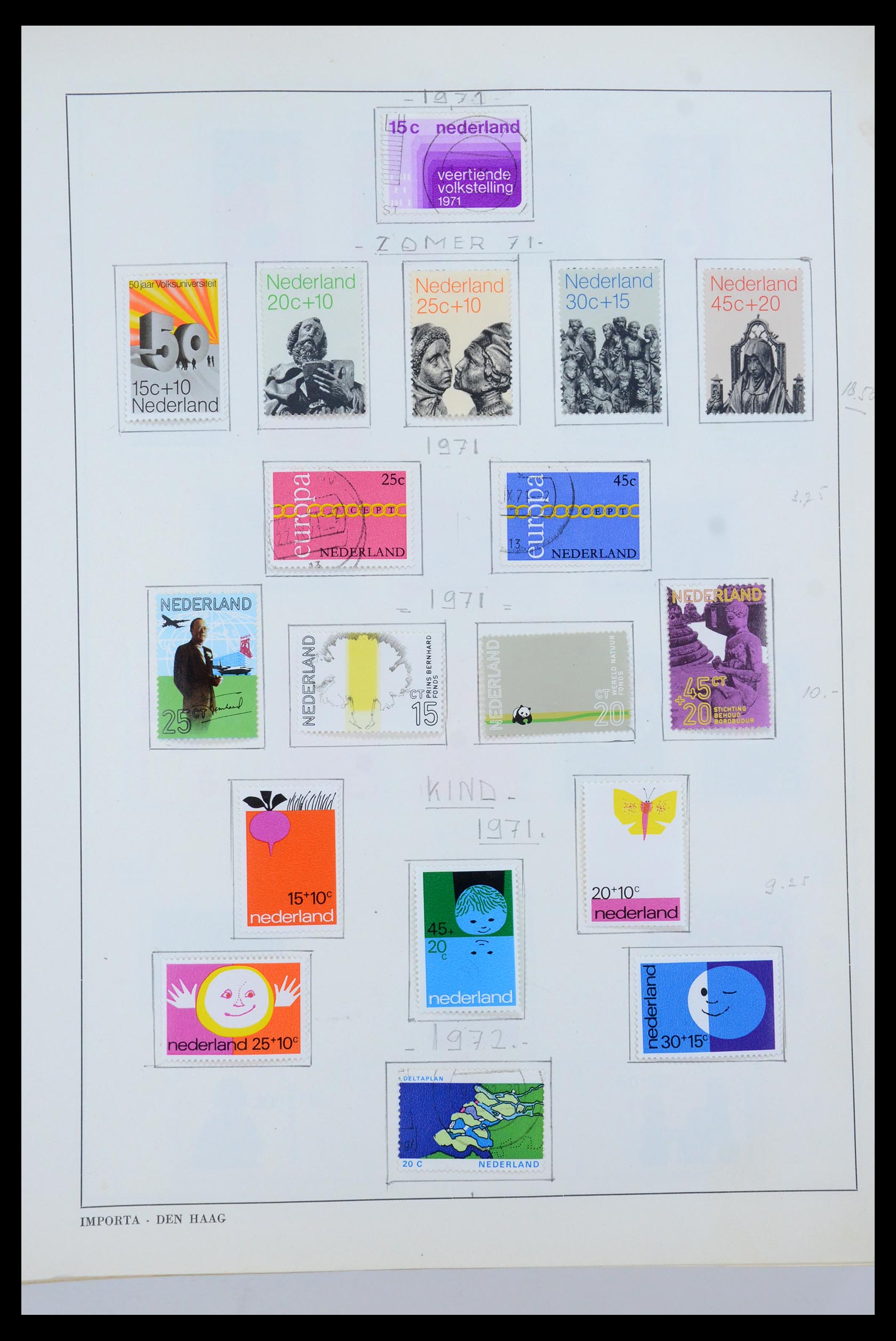 35535 023 - Postzegelverzameling 35535 Nederland en overzeese gebiedsdelen 1852-1