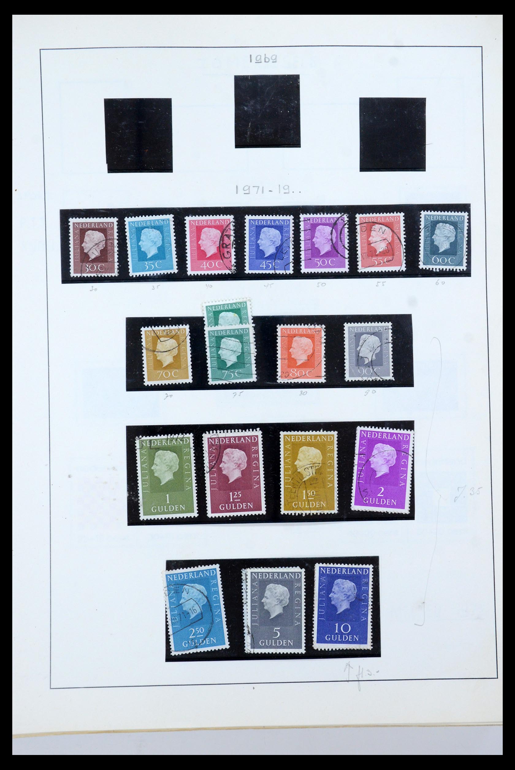 35535 025 - Postzegelverzameling 35535 Nederland en overzeese gebiedsdelen 1852-1