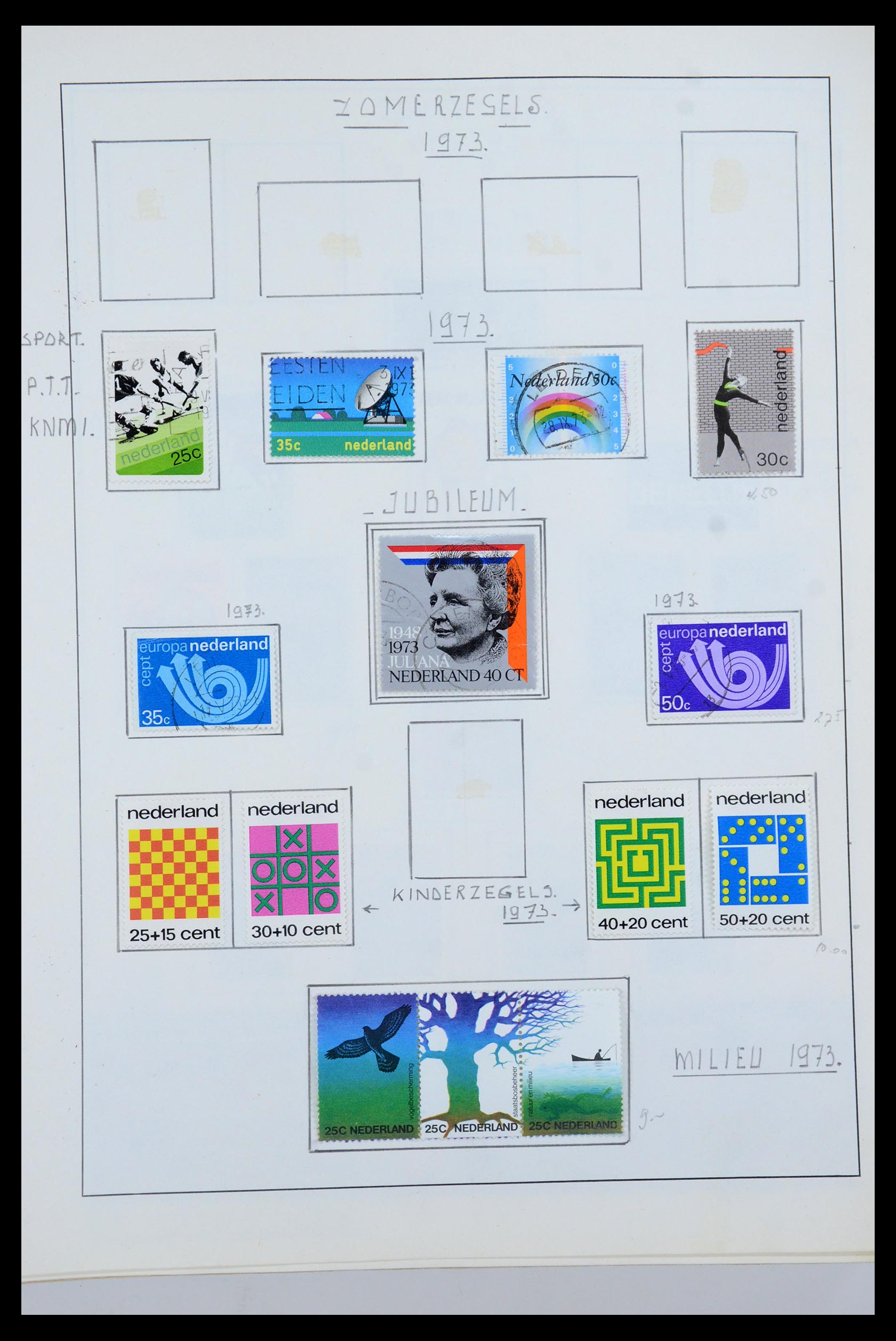 35535 026 - Postzegelverzameling 35535 Nederland en overzeese gebiedsdelen 1852-1