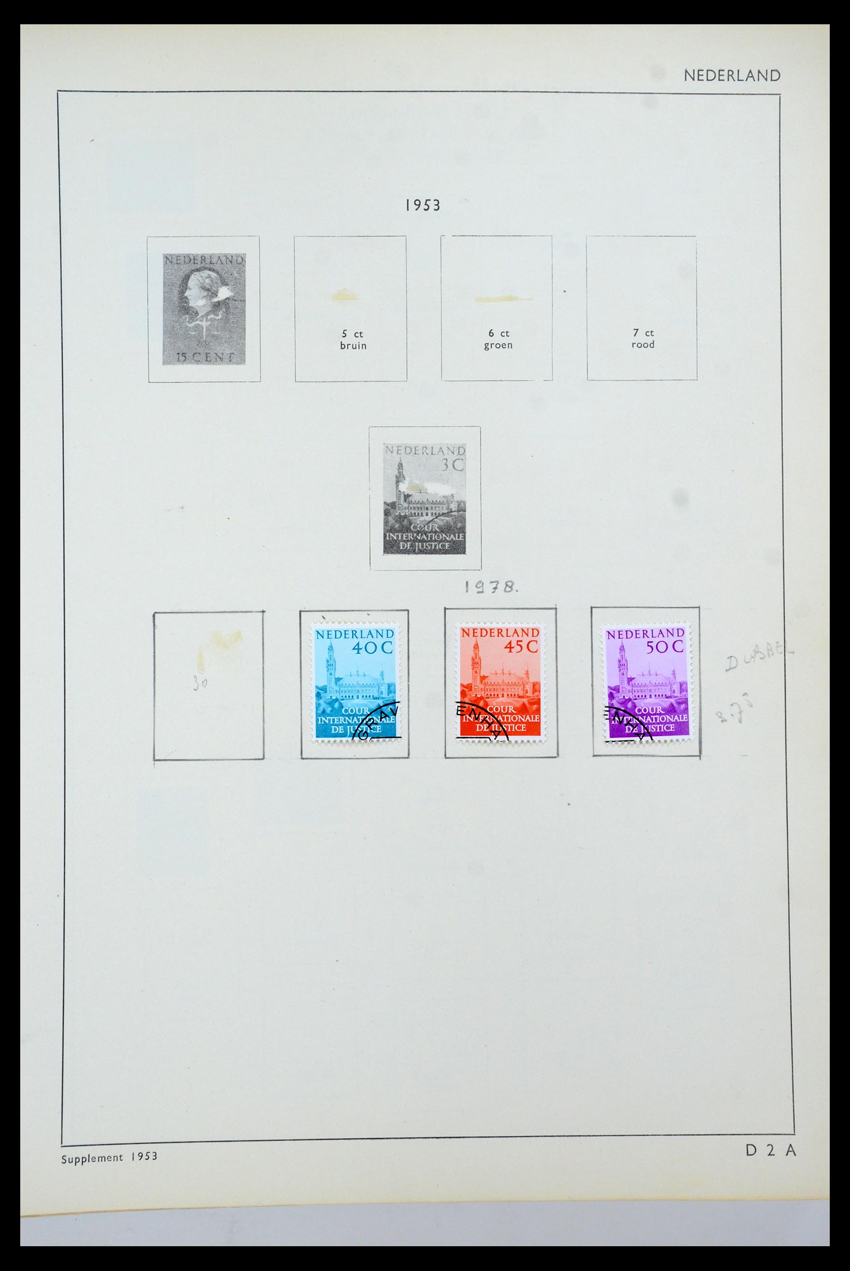 35535 037 - Postzegelverzameling 35535 Nederland en overzeese gebiedsdelen 1852-1
