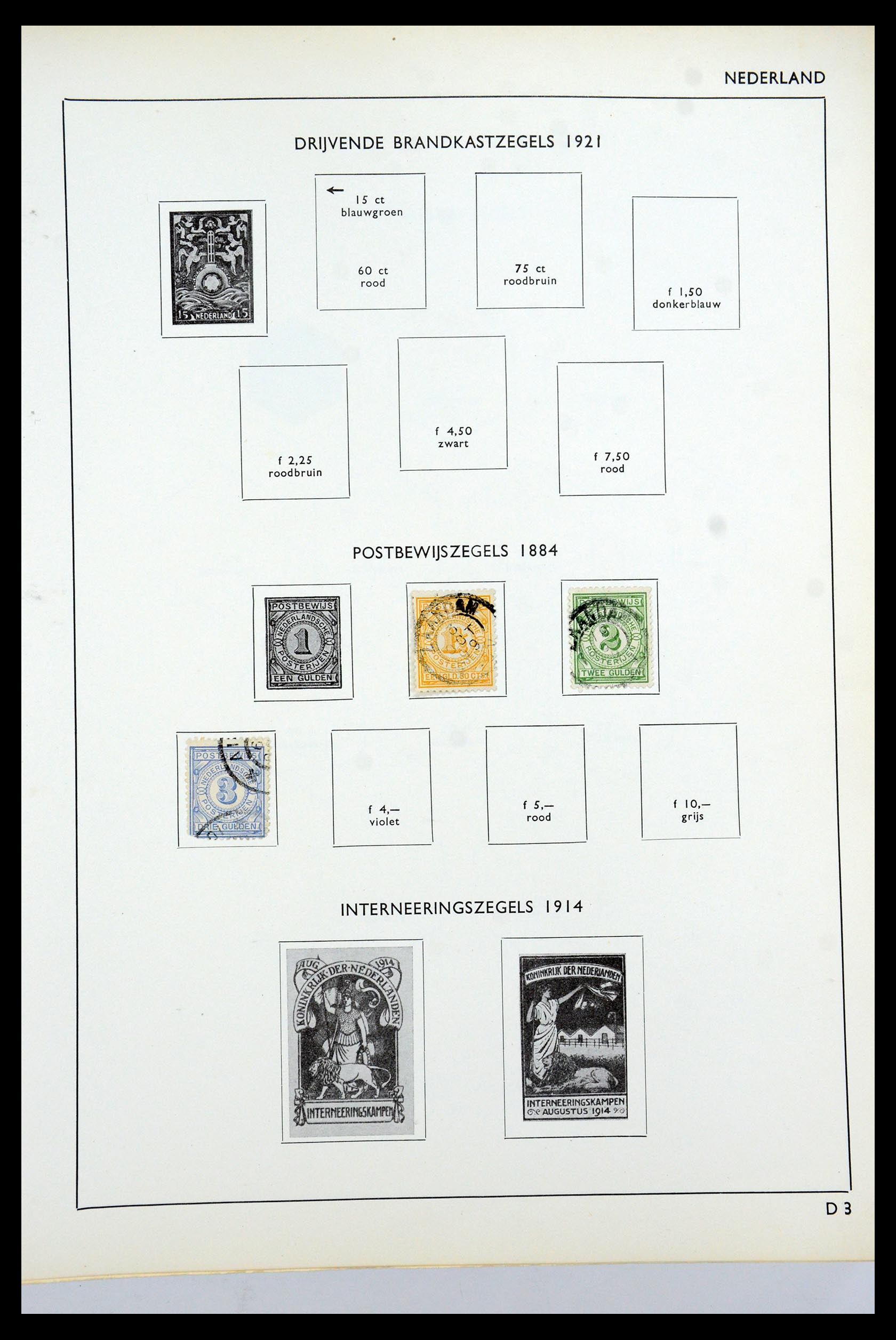 35535 038 - Postzegelverzameling 35535 Nederland en overzeese gebiedsdelen 1852-1