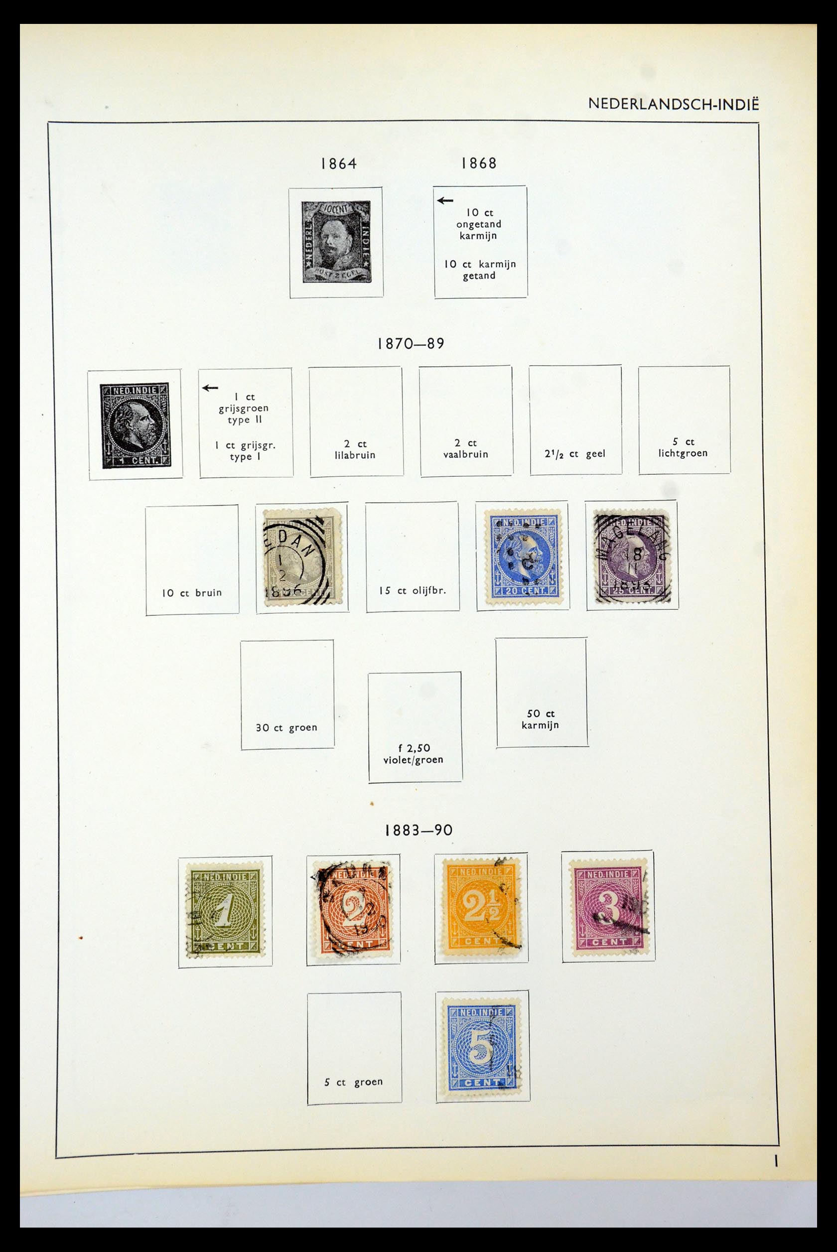 35535 039 - Postzegelverzameling 35535 Nederland en overzeese gebiedsdelen 1852-1