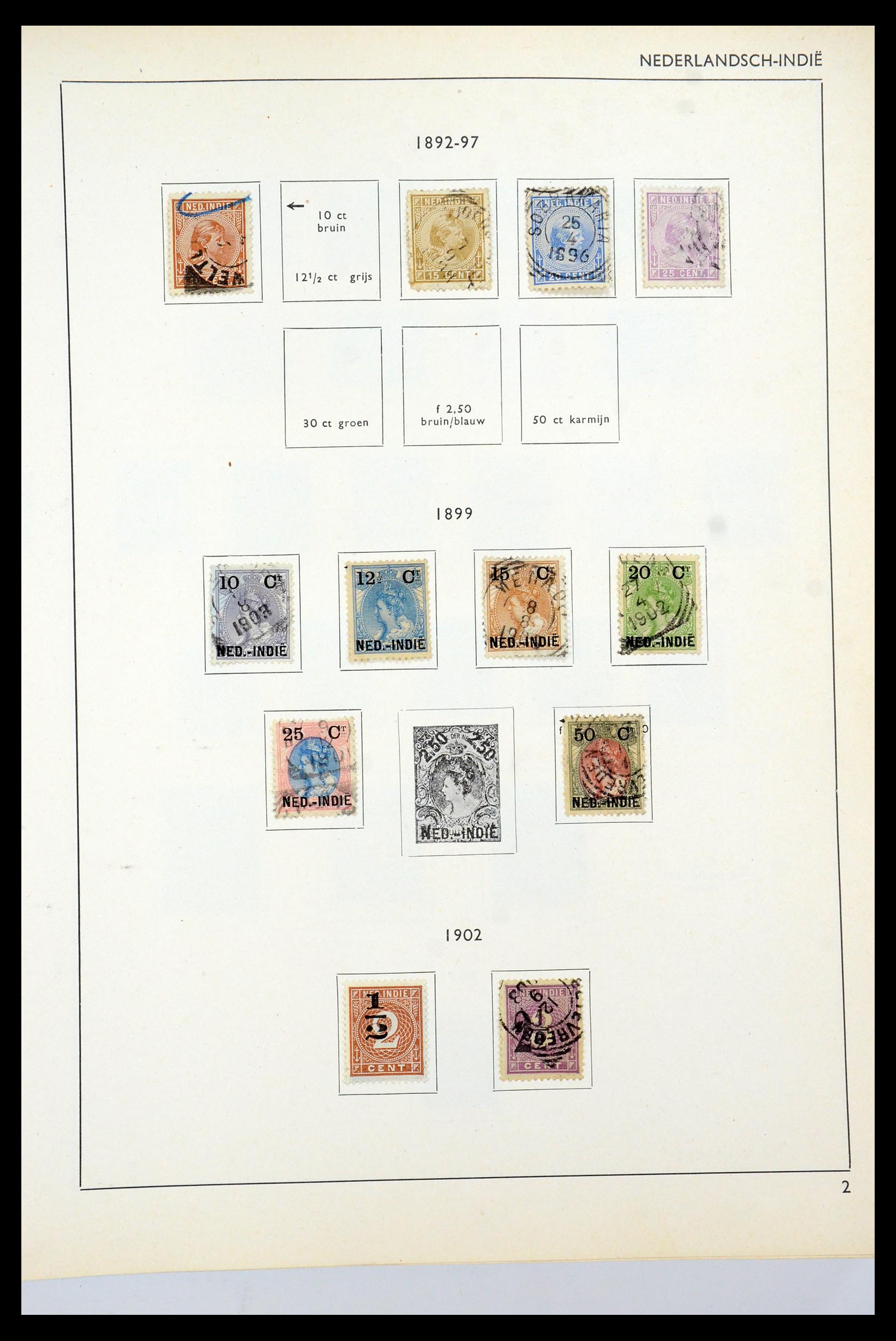 35535 040 - Postzegelverzameling 35535 Nederland en overzeese gebiedsdelen 1852-1