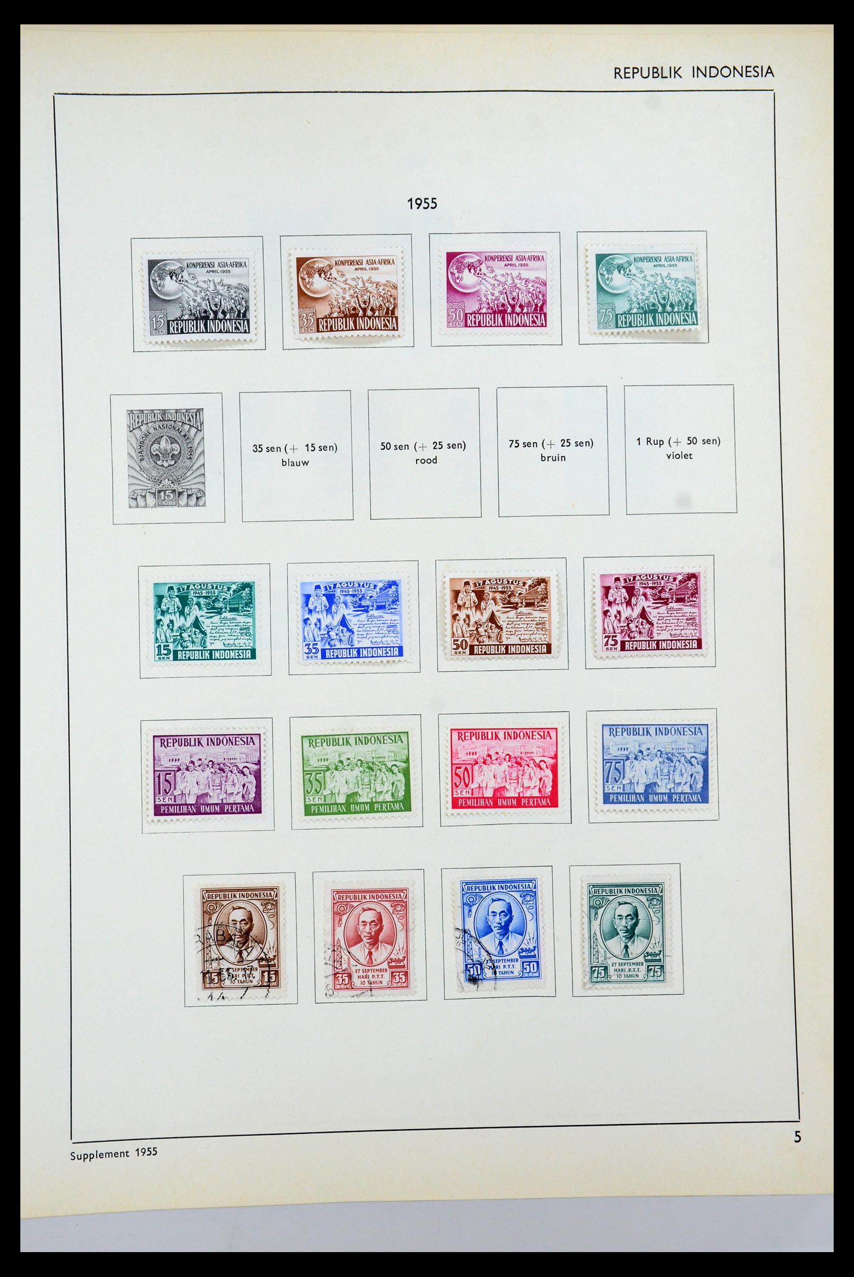 35535 069 - Postzegelverzameling 35535 Nederland en overzeese gebiedsdelen 1852-1
