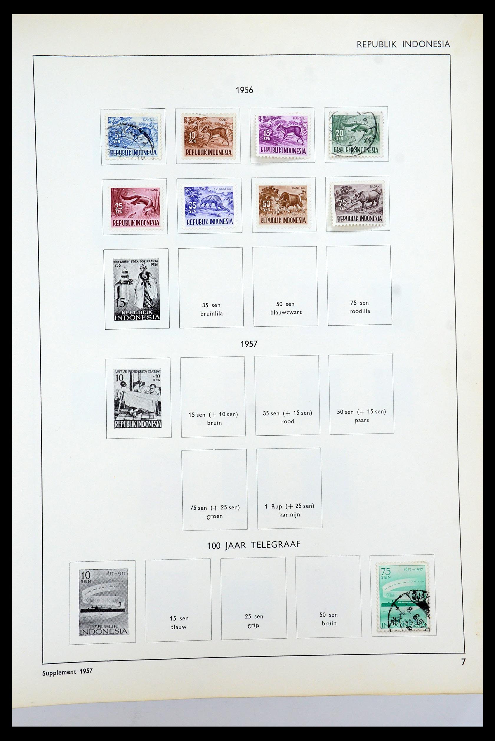 35535 071 - Postzegelverzameling 35535 Nederland en overzeese gebiedsdelen 1852-1