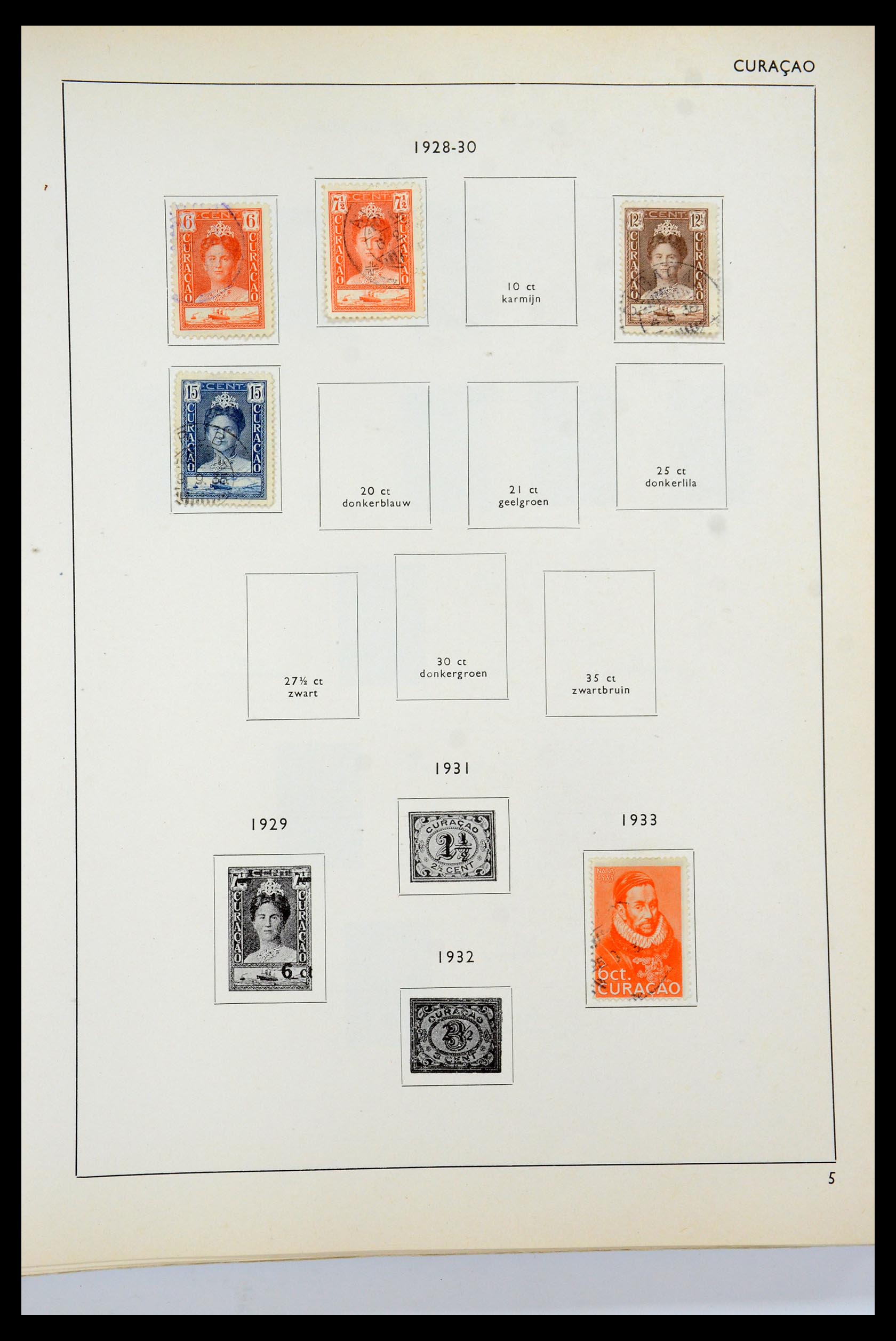 35535 080 - Postzegelverzameling 35535 Nederland en overzeese gebiedsdelen 1852-1