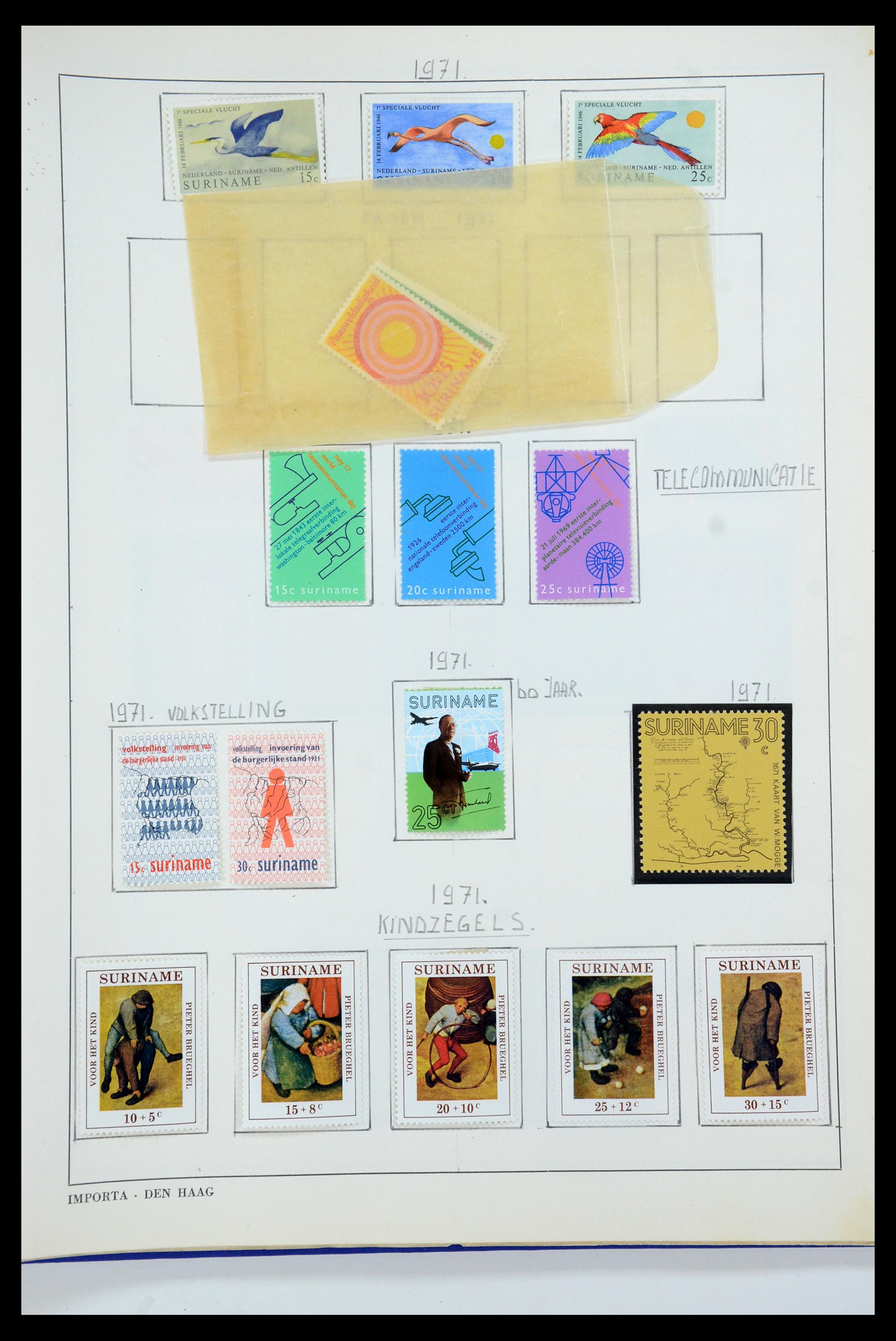35535 142 - Postzegelverzameling 35535 Nederland en overzeese gebiedsdelen 1852-1